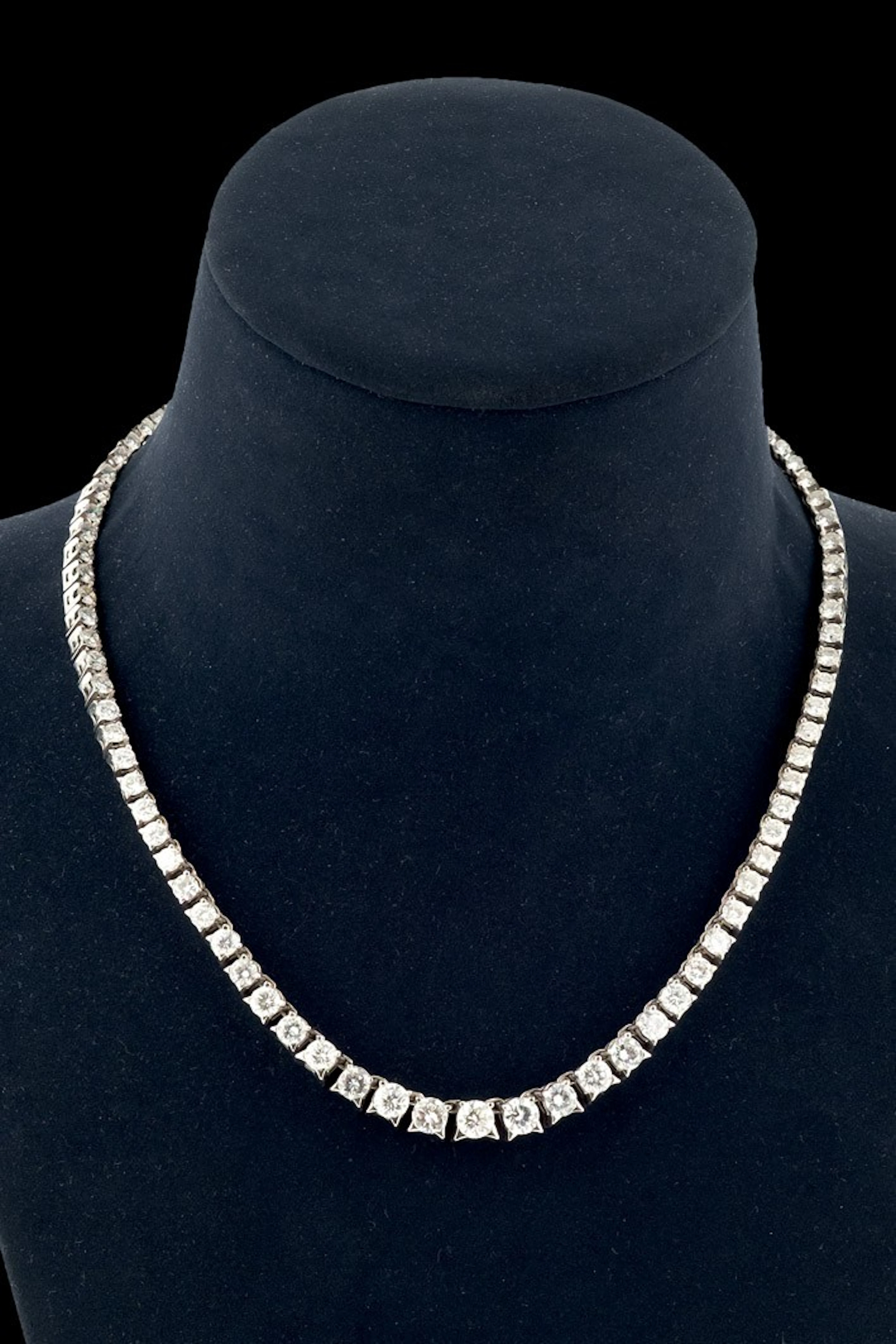 Collar riviere de brillantes
