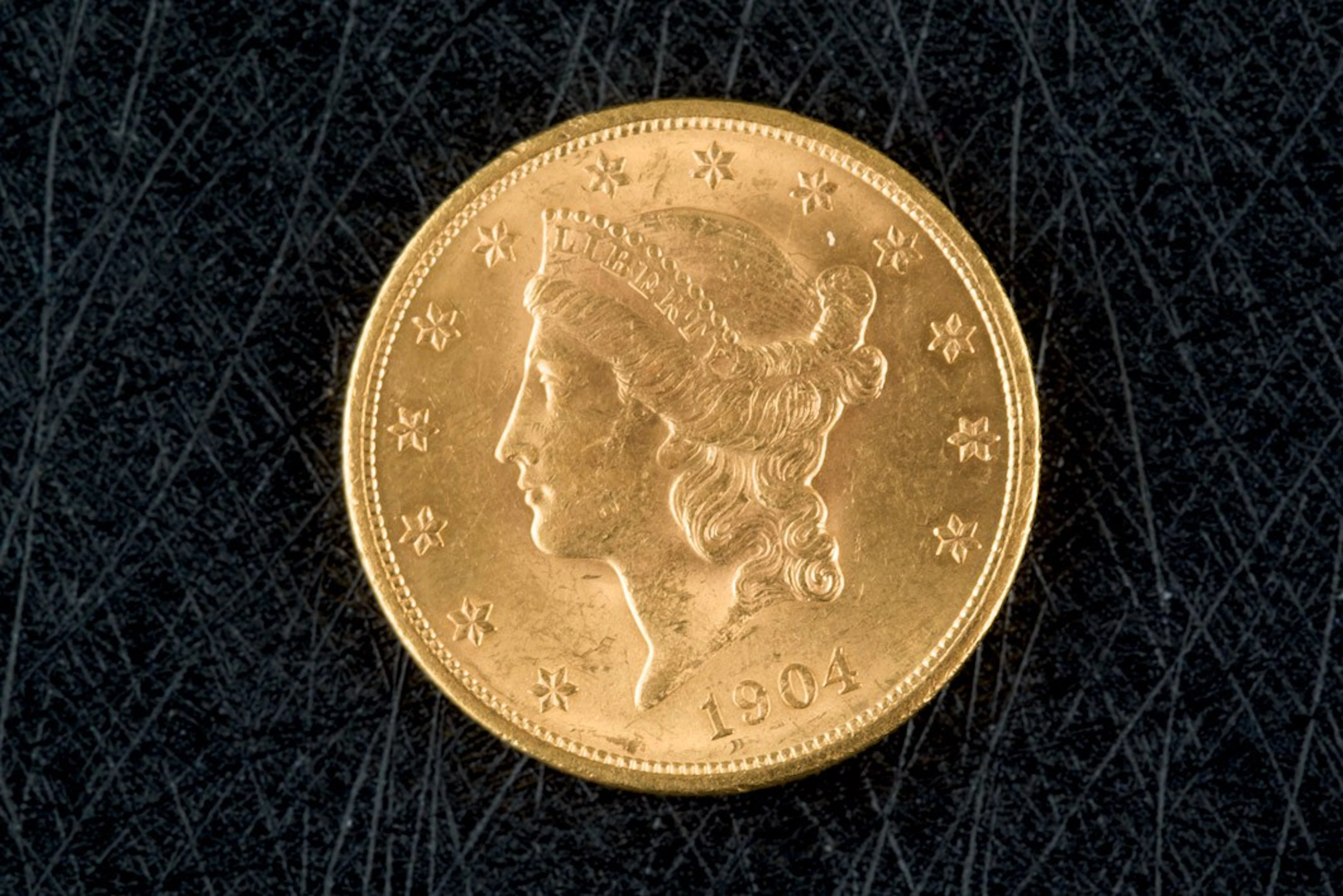 Moneda de oro de 20 dólares USA