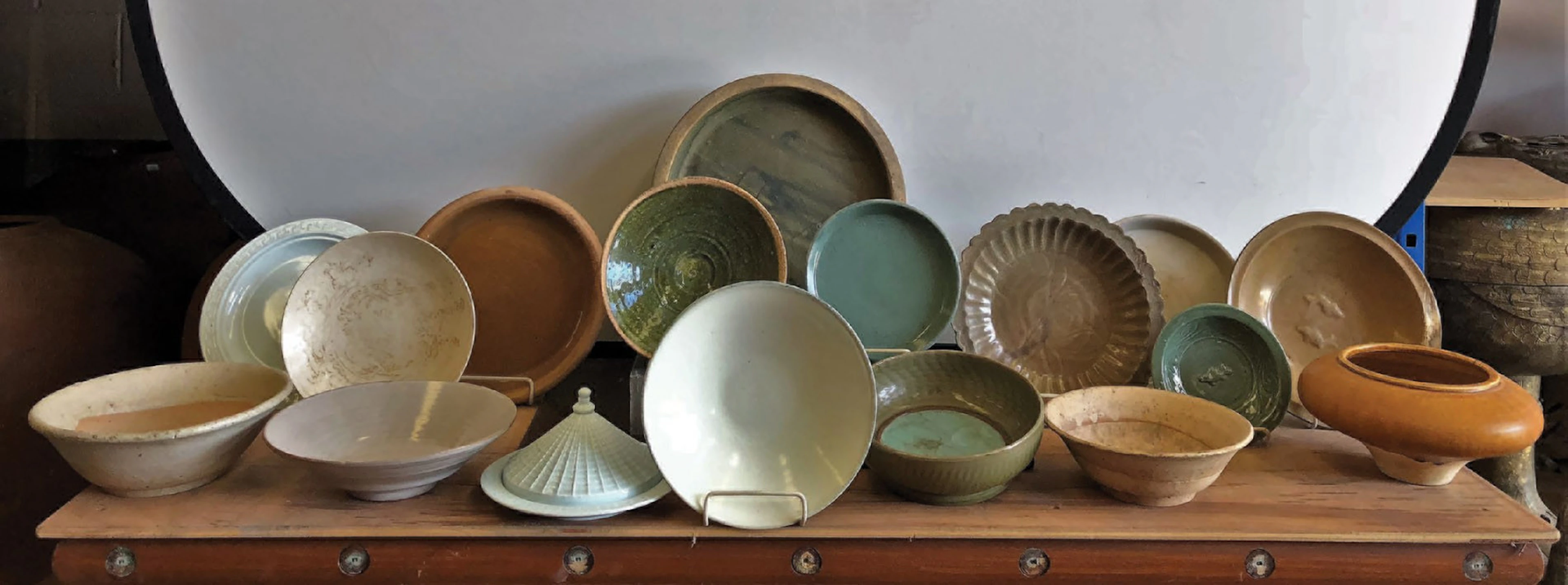 17 piezas en cerámica y porcelana estilo Song