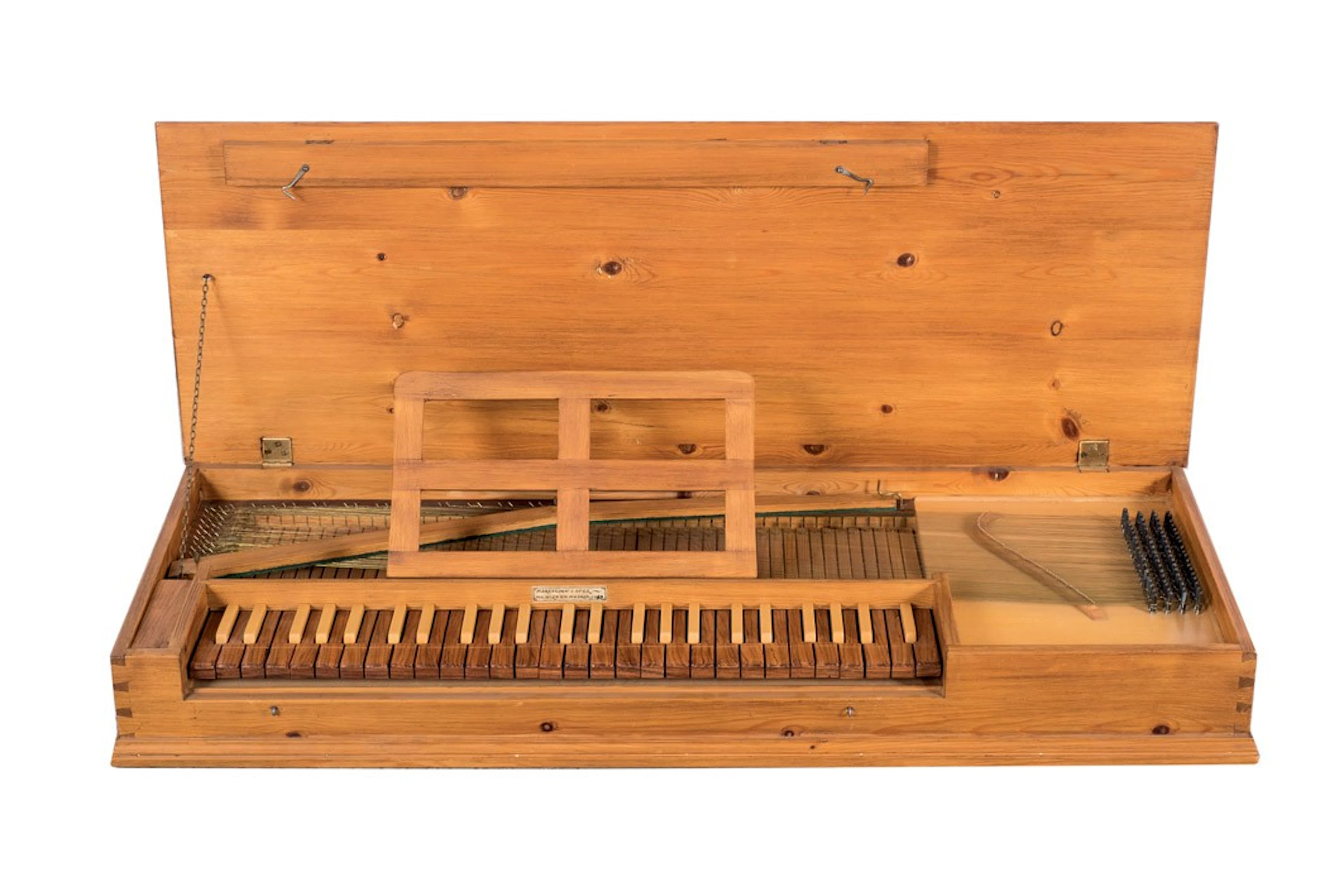 Clavicordio construido por M. L. N.