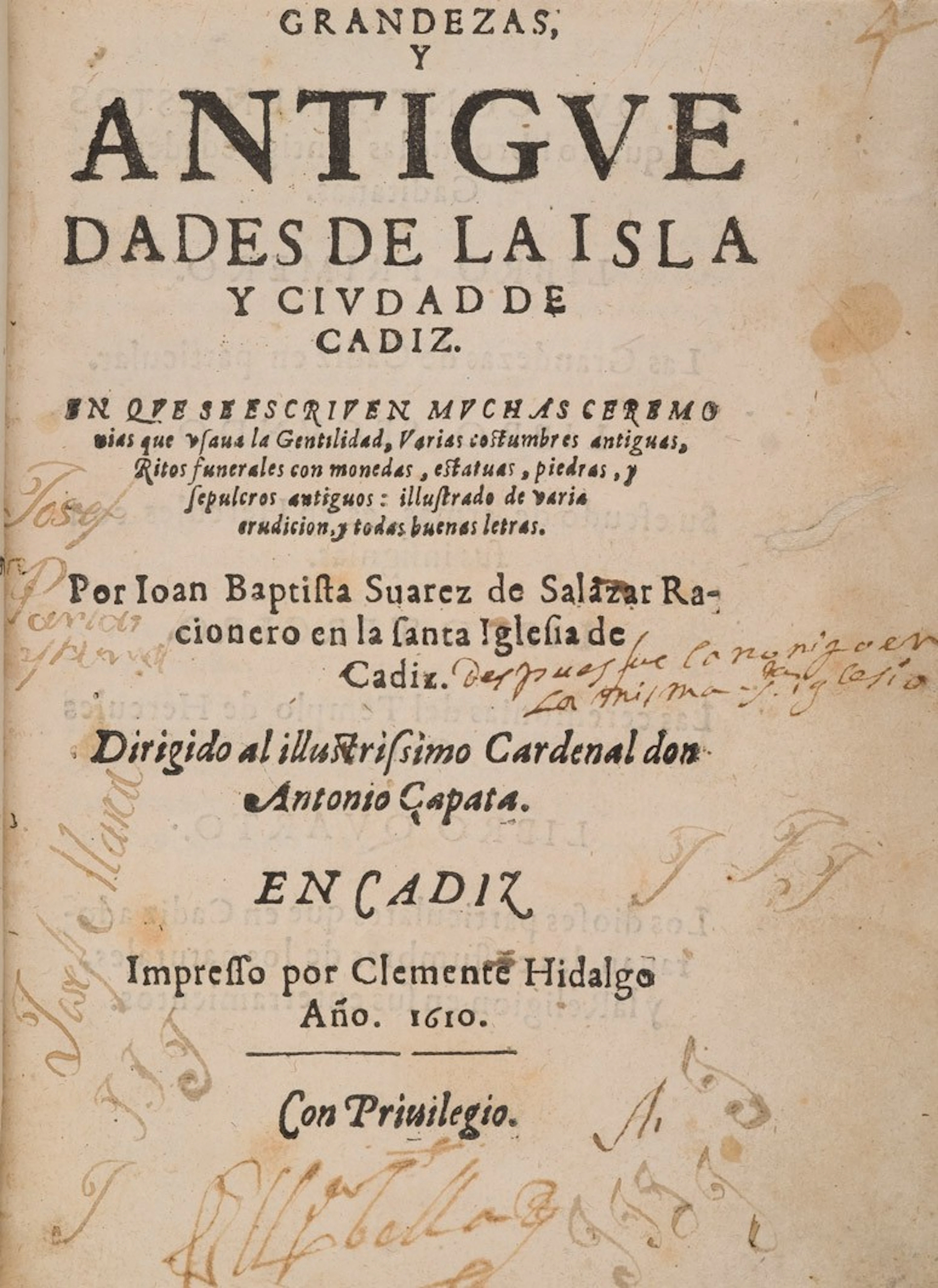 Suárez de Salazar. Isla y ciudad de Cádiz