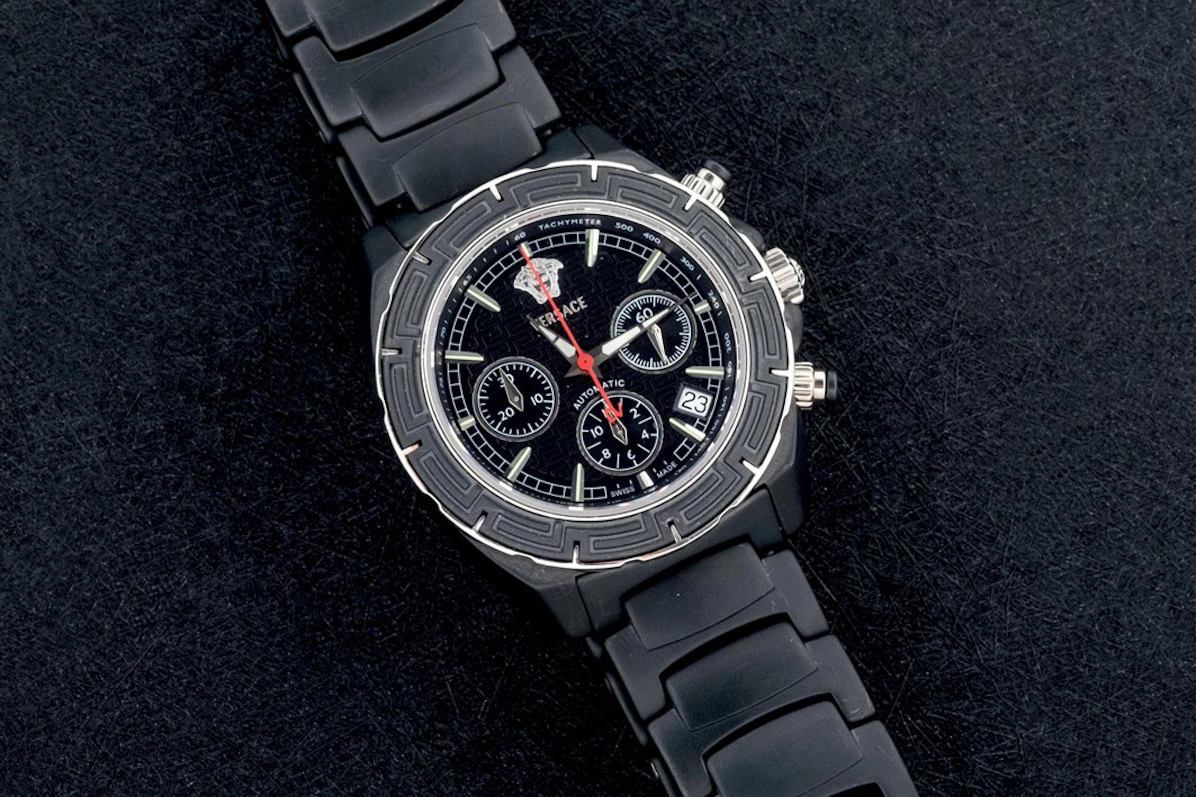 Reloj Versace DV Chrono de cerámica y acero