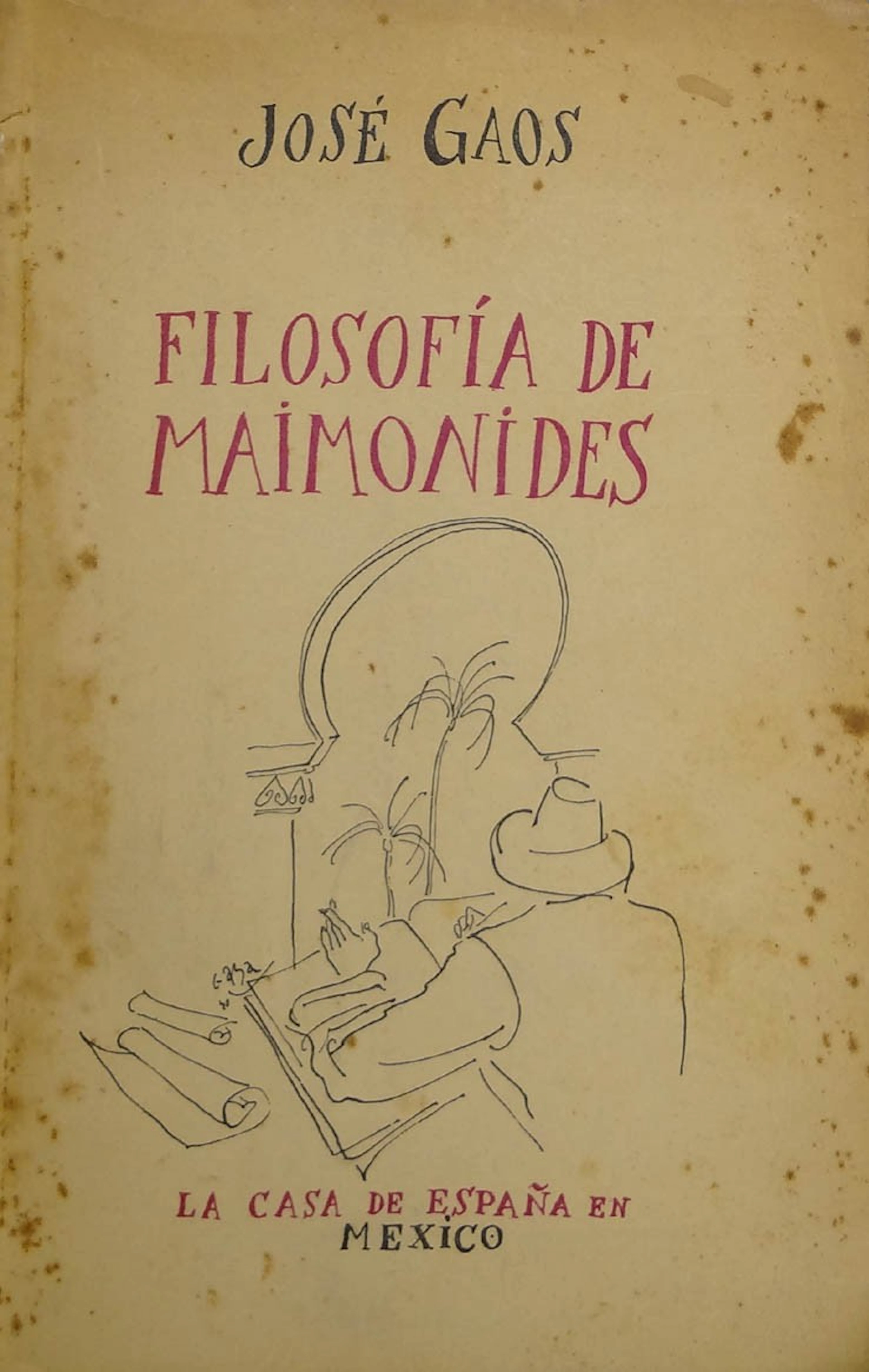 Gaos. Filosofía de Maimonides
