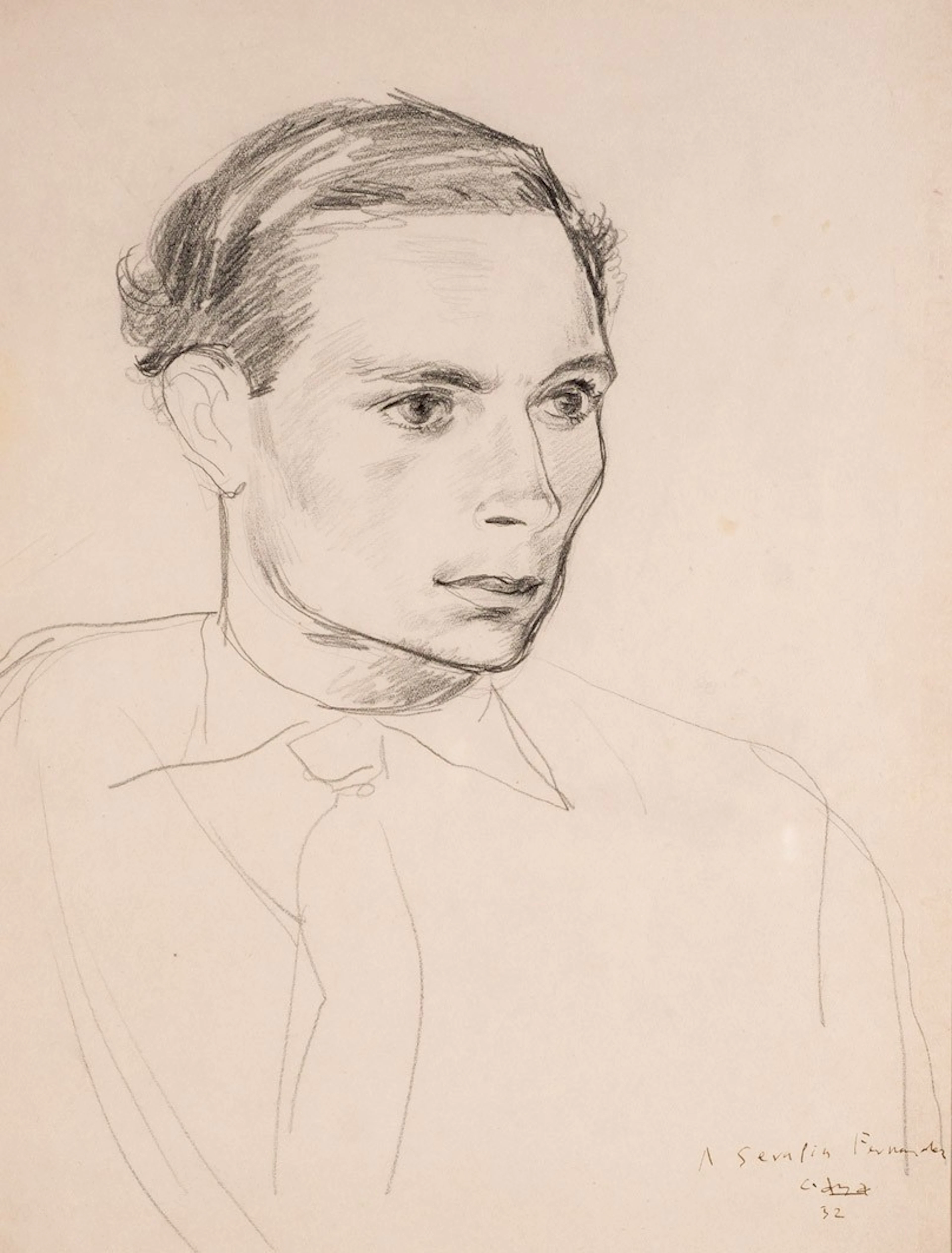Ramón Gaya. Retrato de Serafín Fernández Ferro