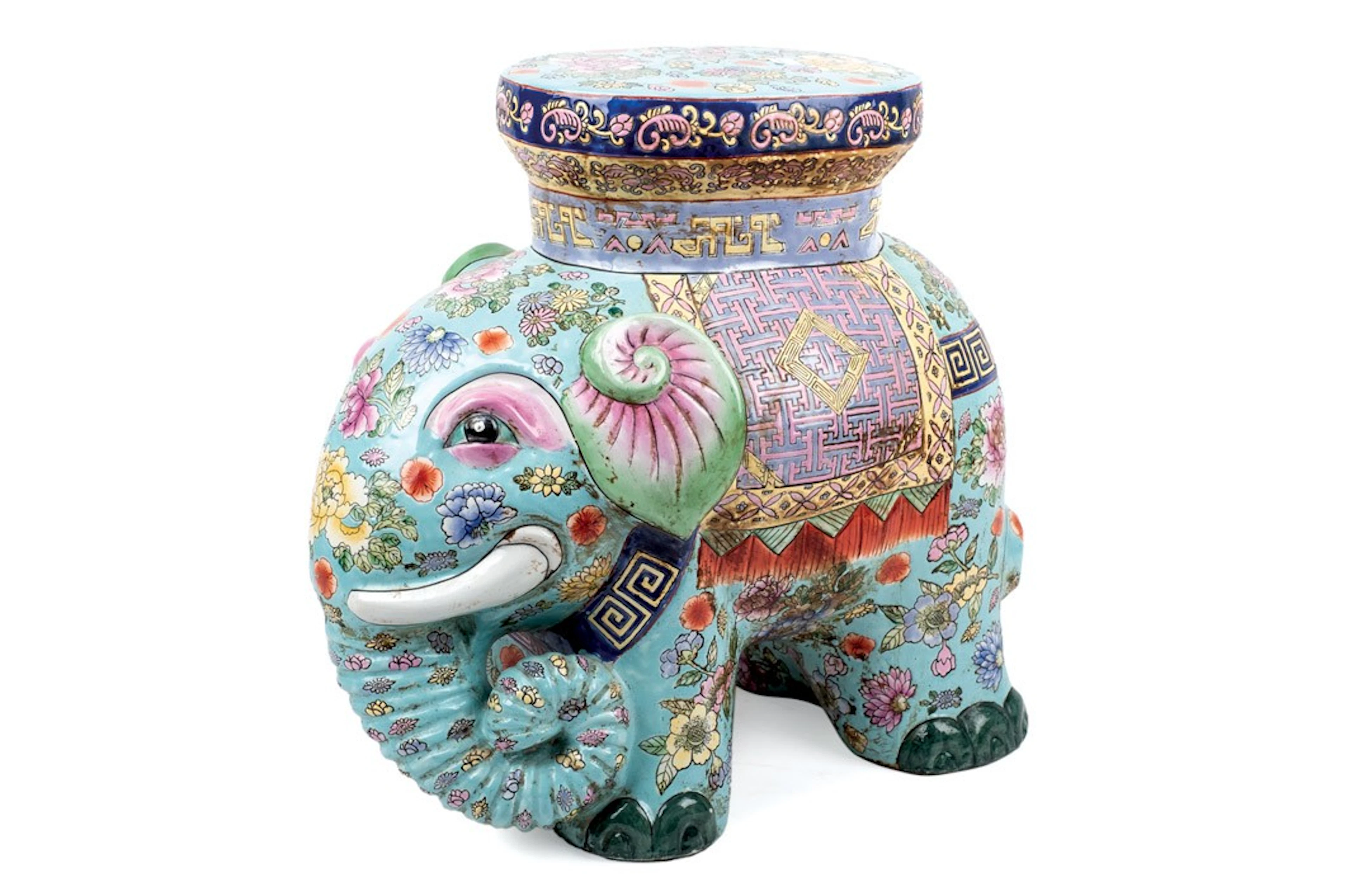 Taburete de Jardín en forma de elefante