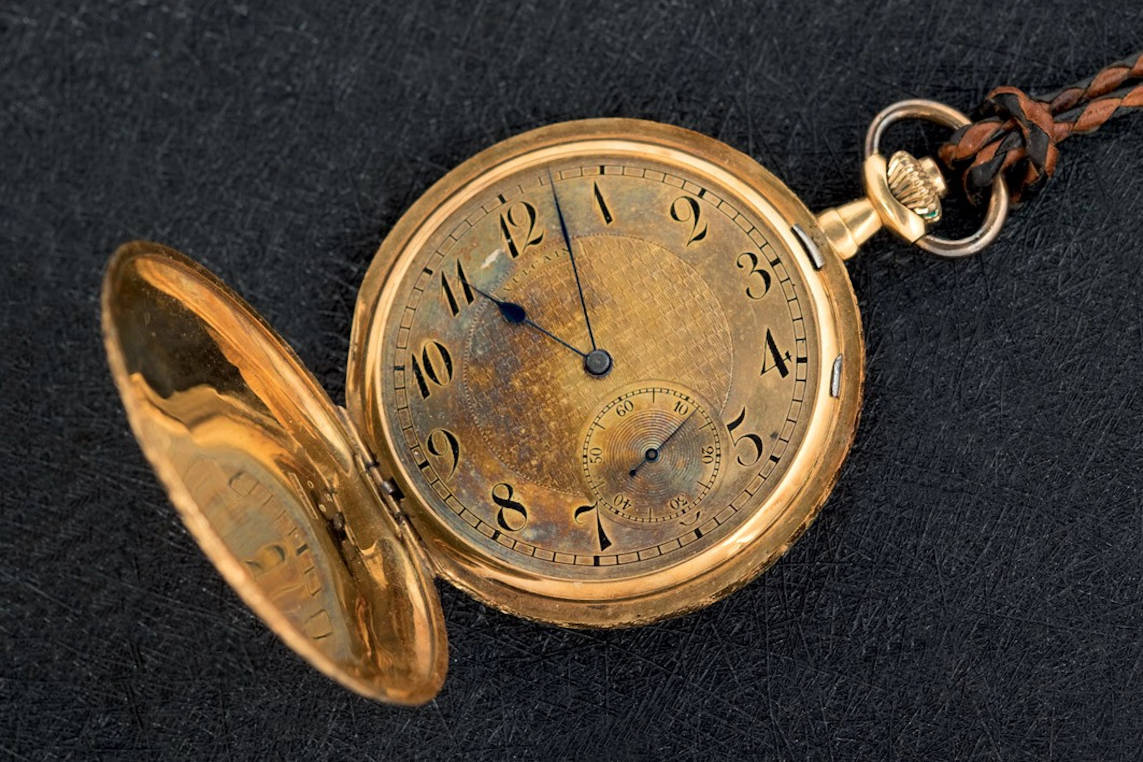 Reloj de bolsillo Vulcain de oro