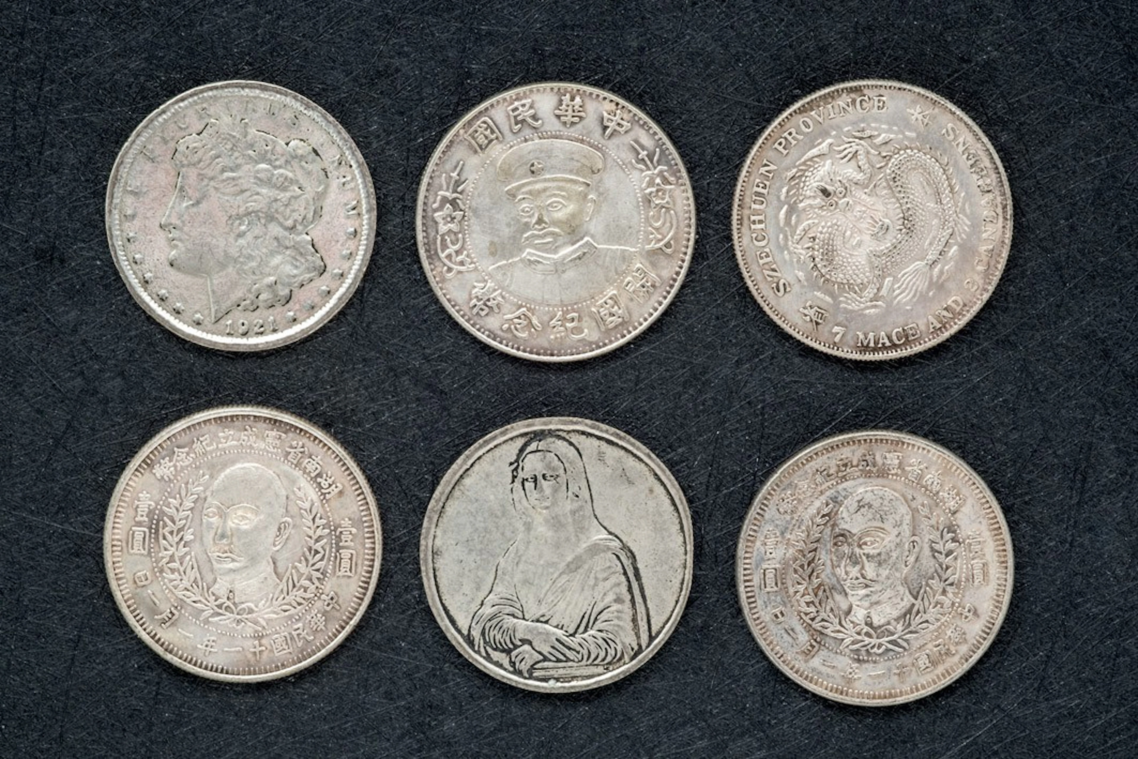 Lote de monedas de plata