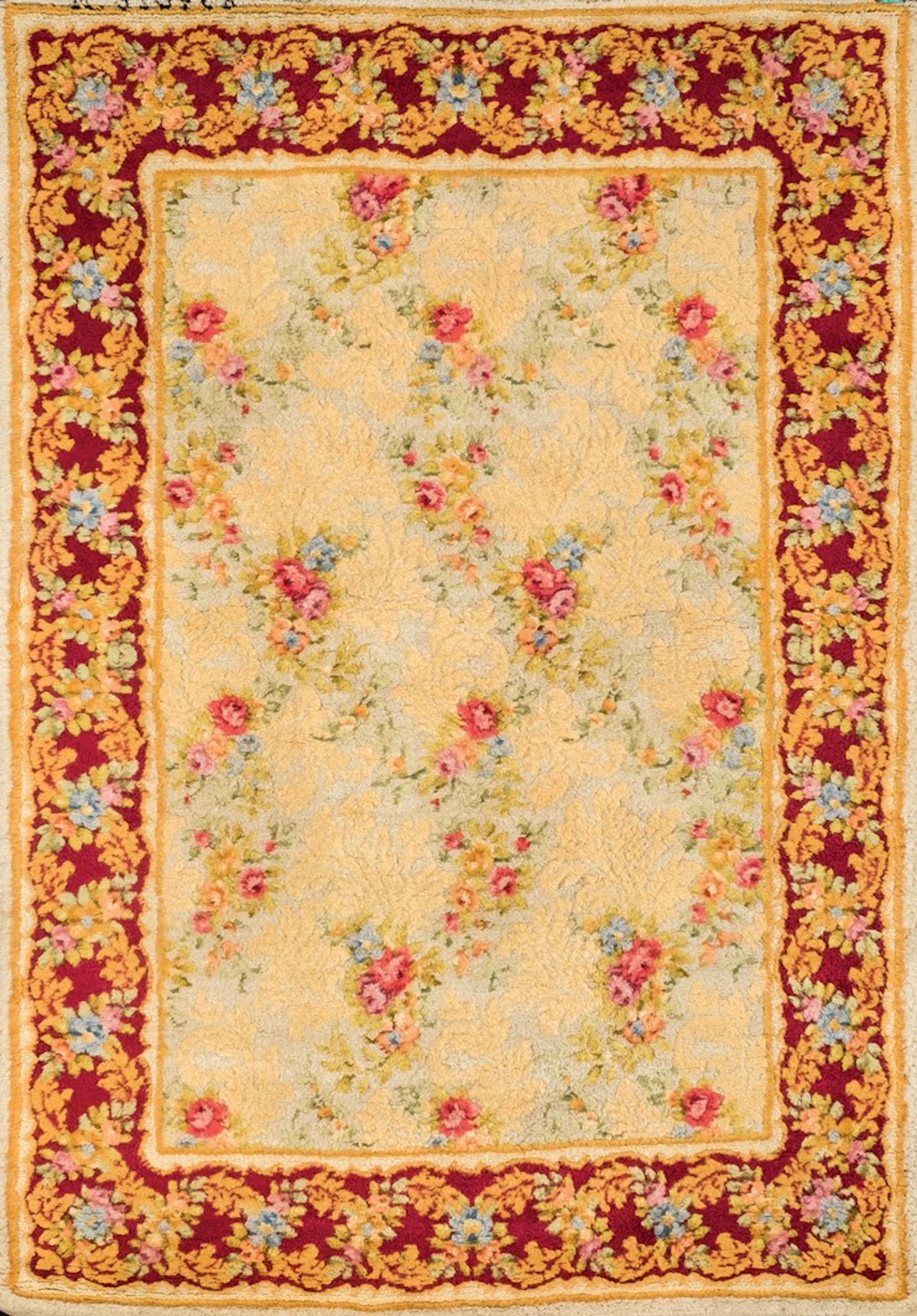 Alfombra, sobre boceto Aubusson