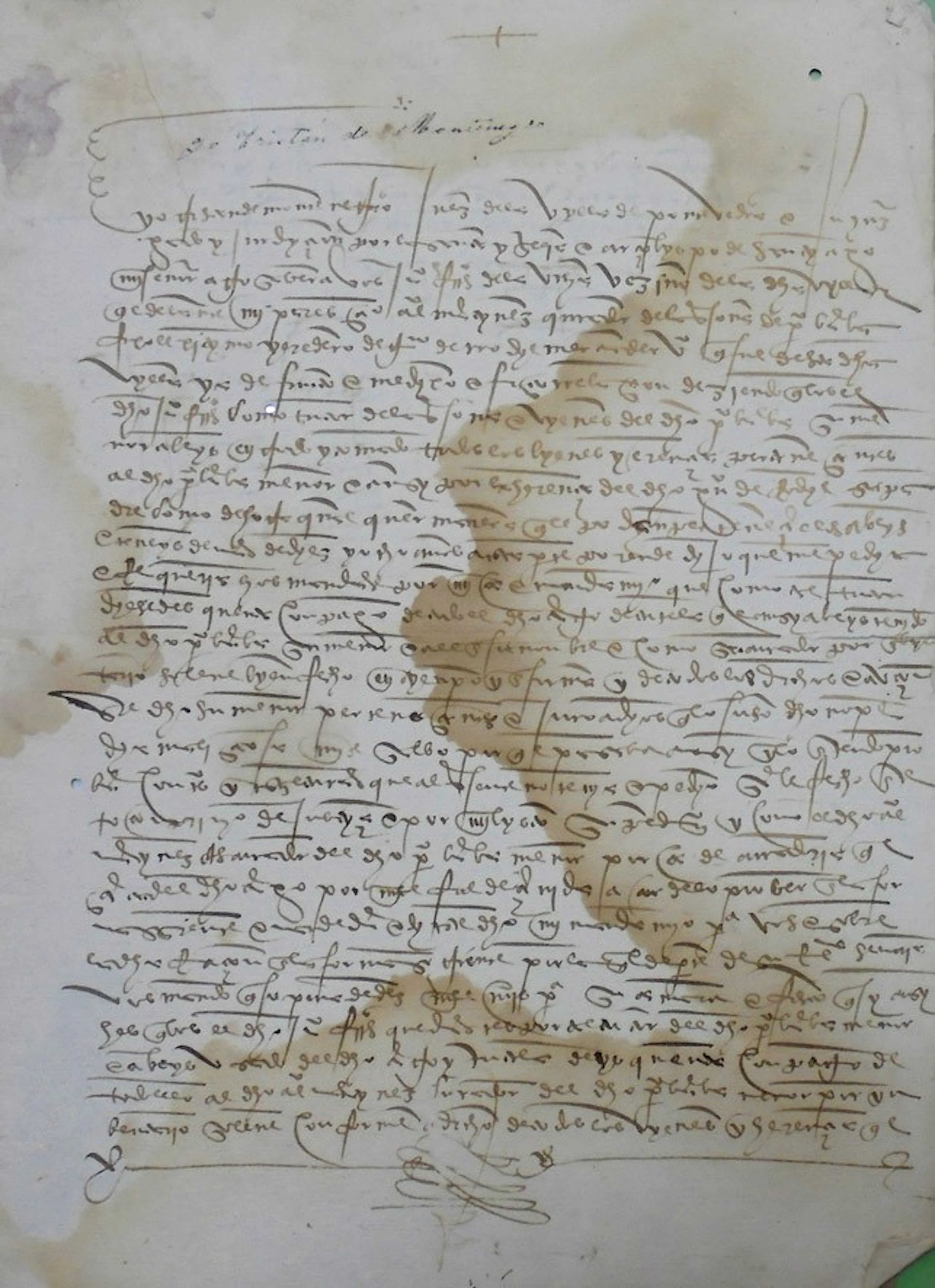 Auto del Juez de Pontevedra. 1522