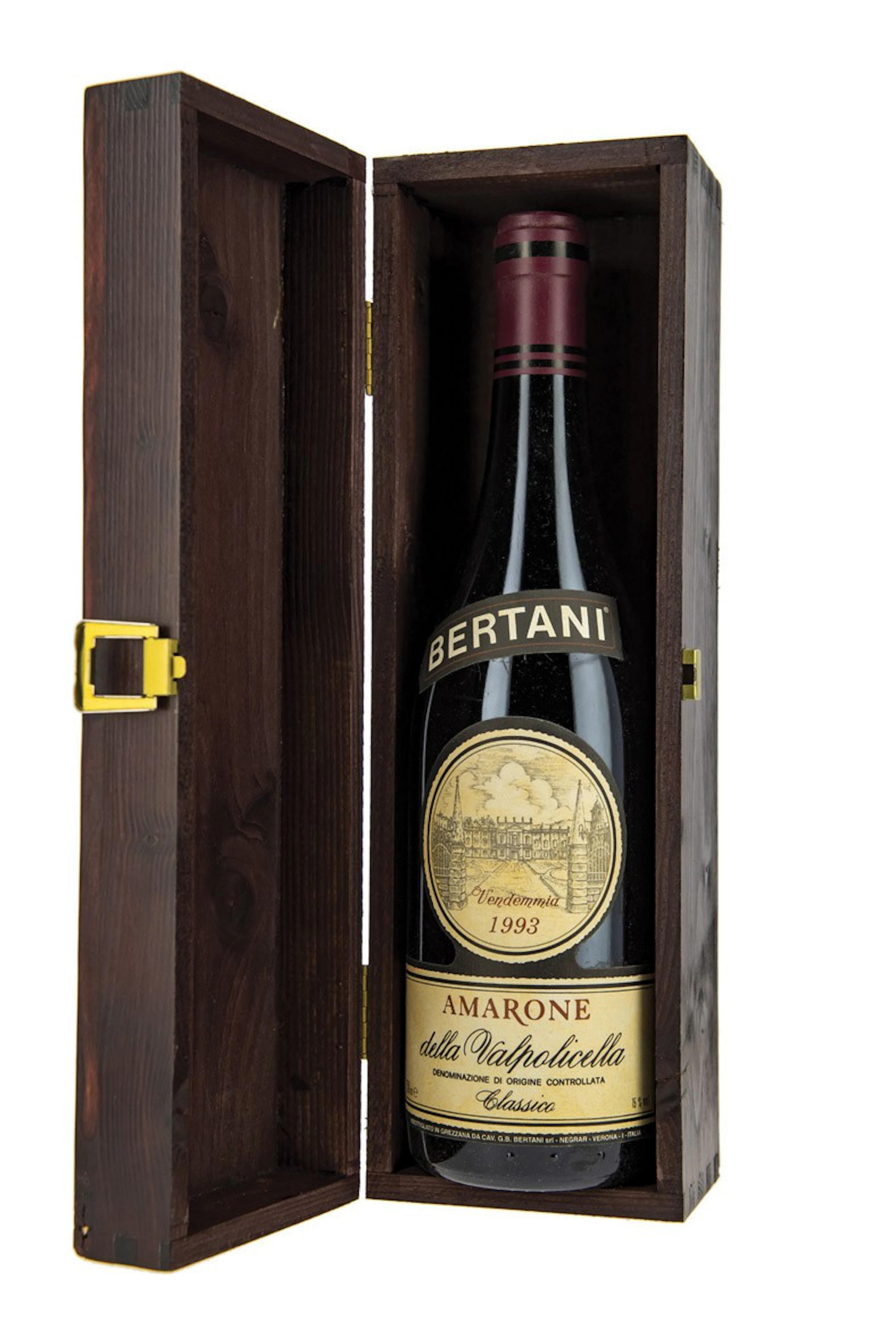 Botella de la Bodega Bertani, 1993