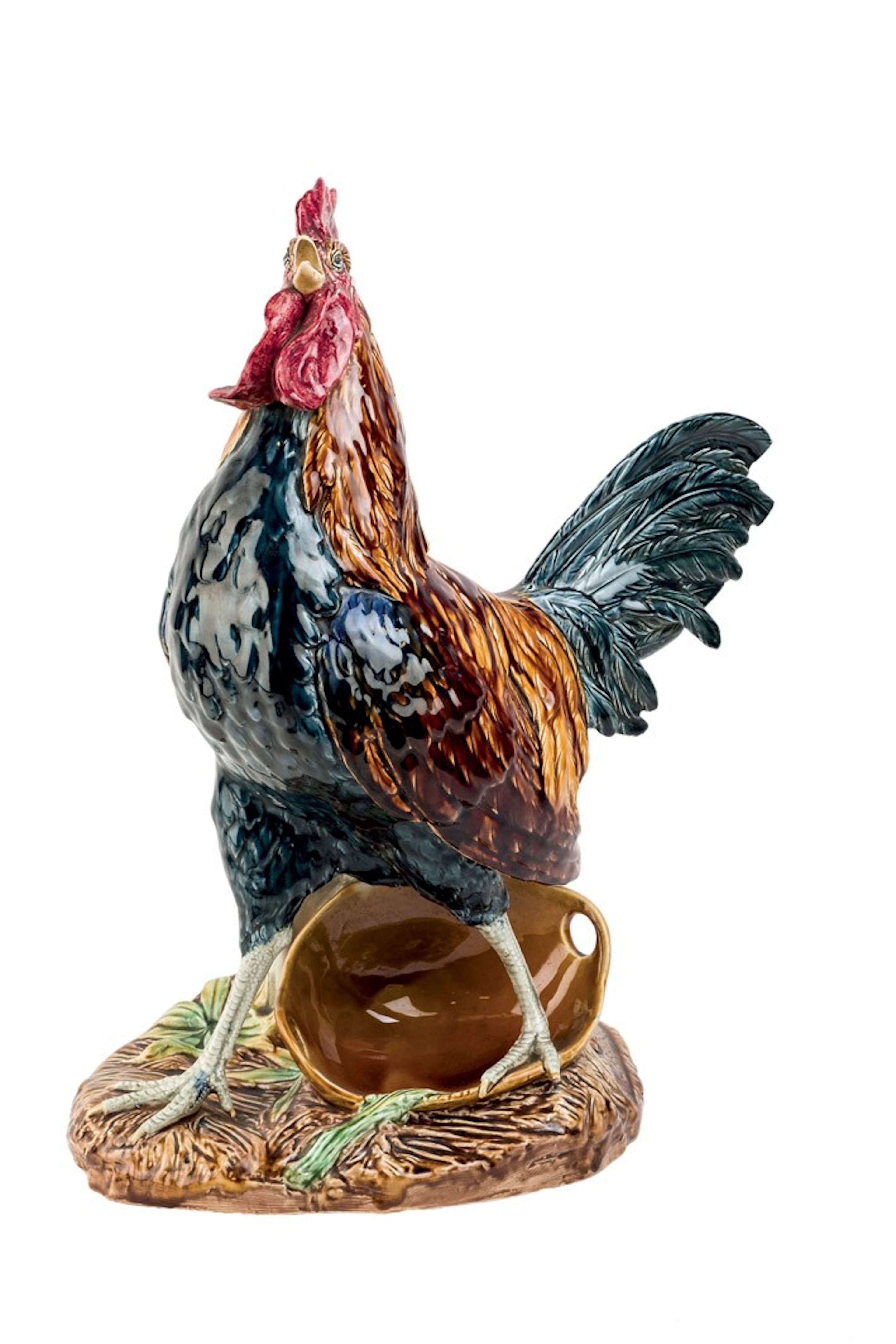 Coq chantant. Louis Robert Carrier-Belleuse