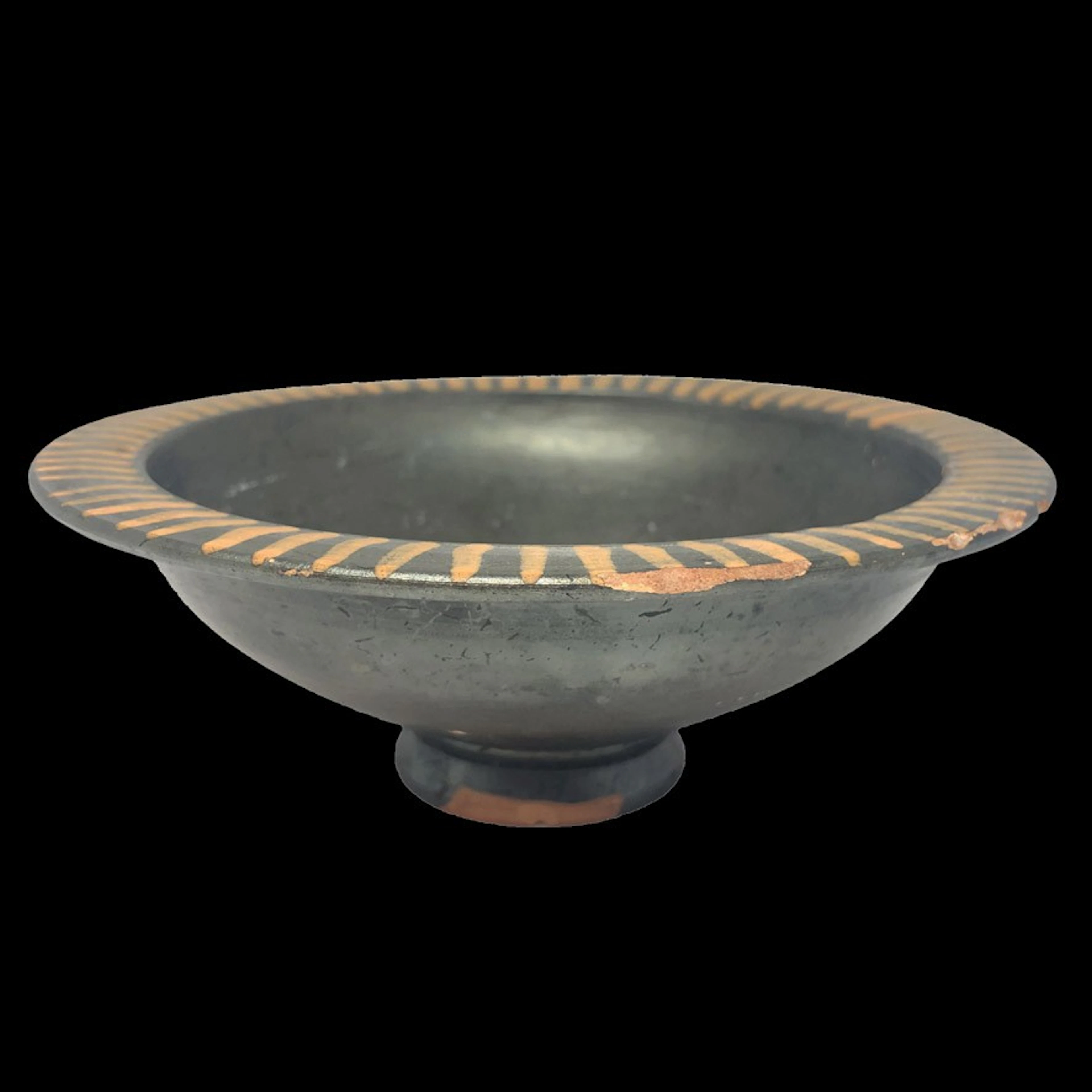 Enseres grecorromanos de terracota negra, 400-30C