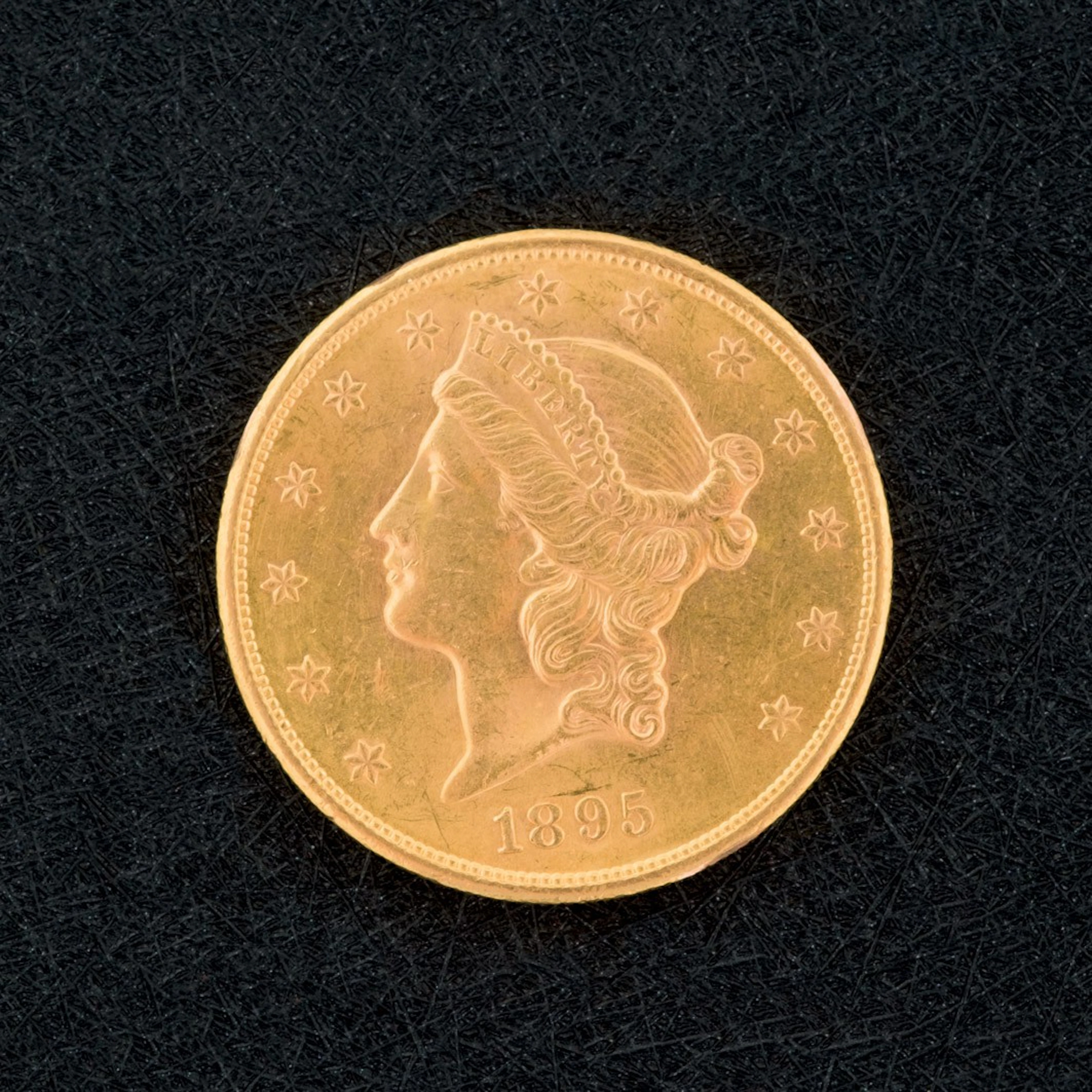 Moneda de oro 20 dólares USA,1895