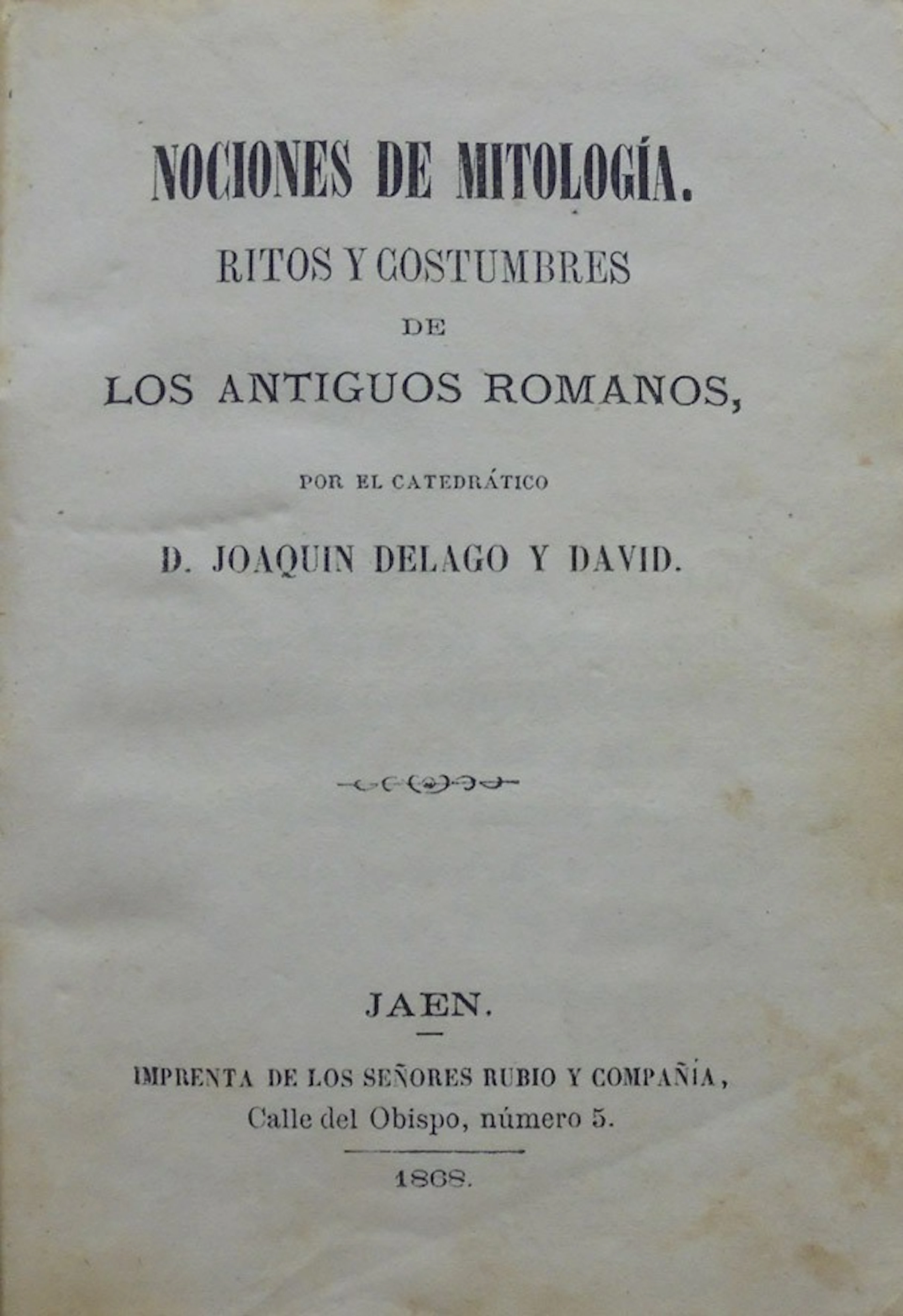 Delago. Nociones de mitología