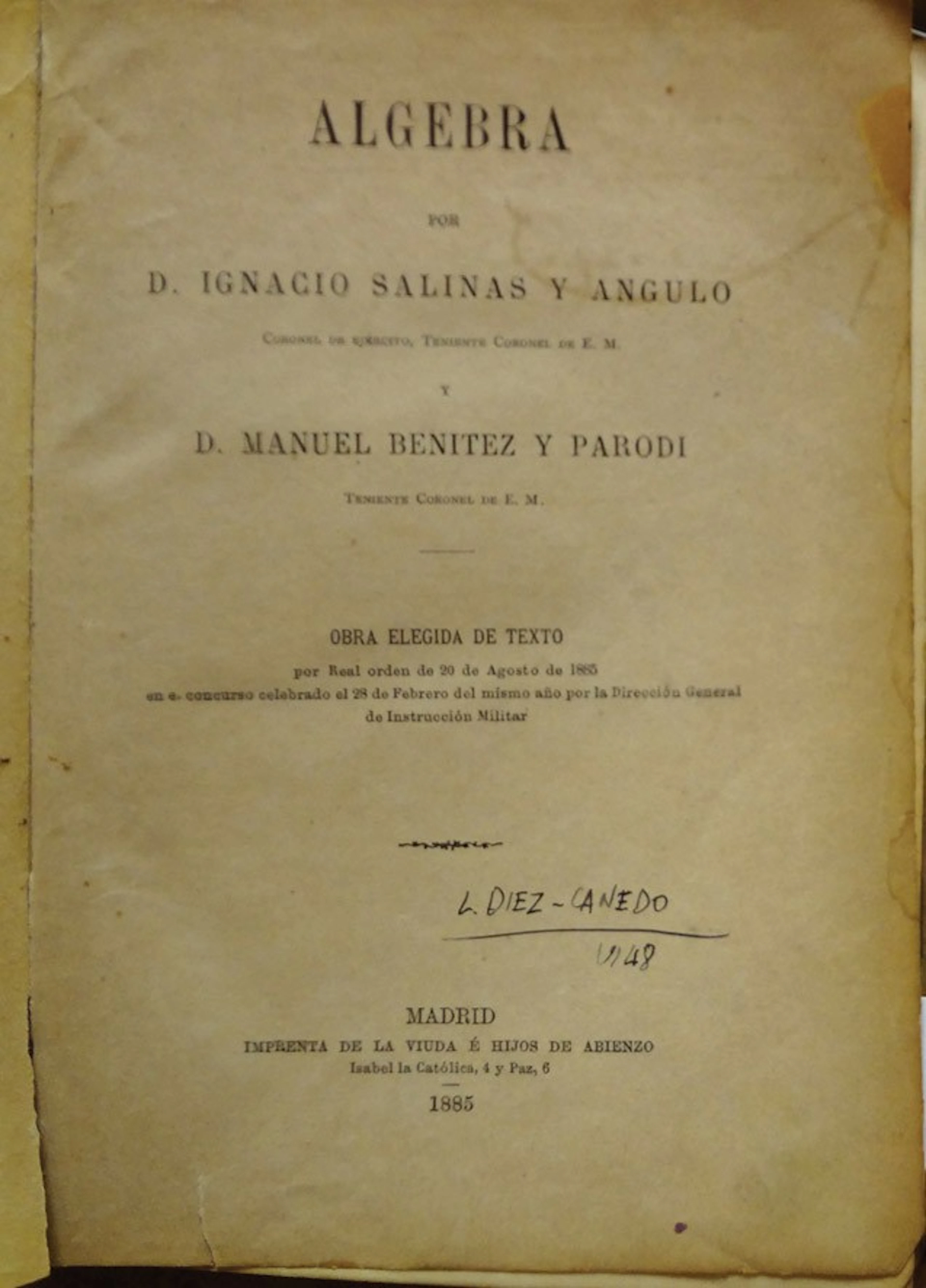 Salinas. Benitez. Álgebra