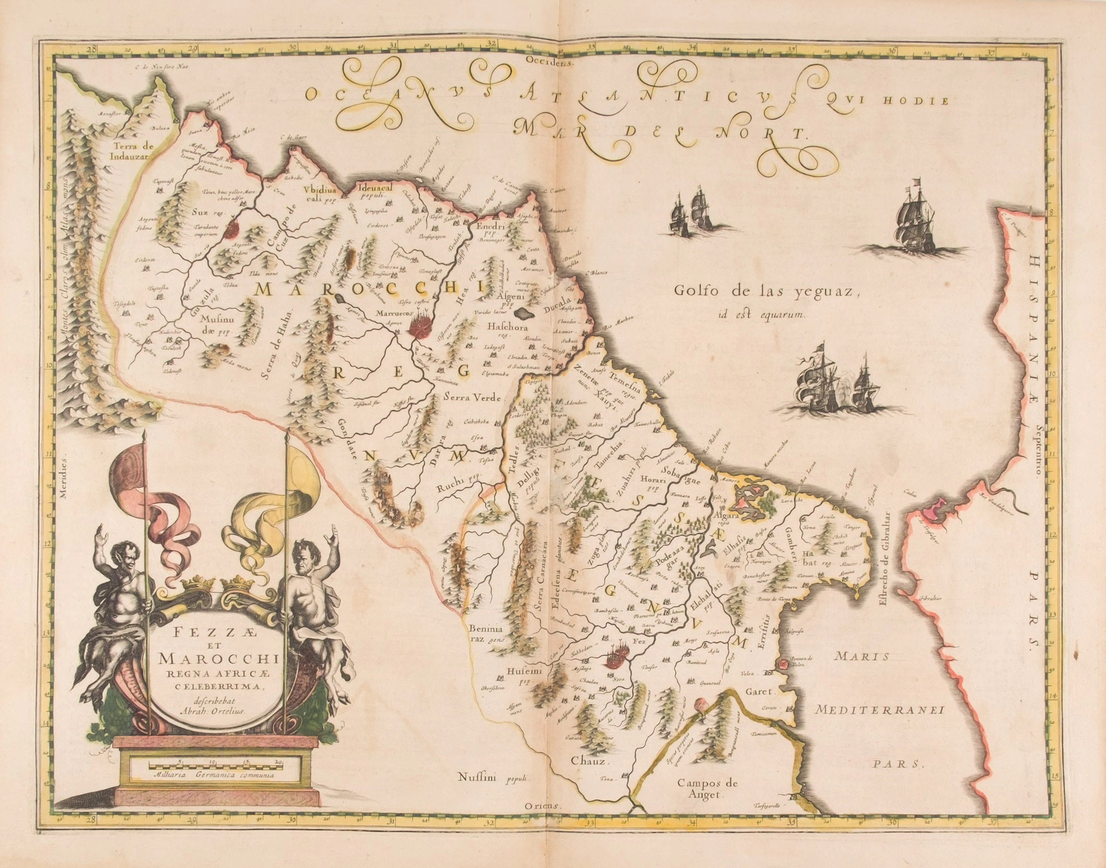 Fezzae et Marocchi regna Africae celeberrima