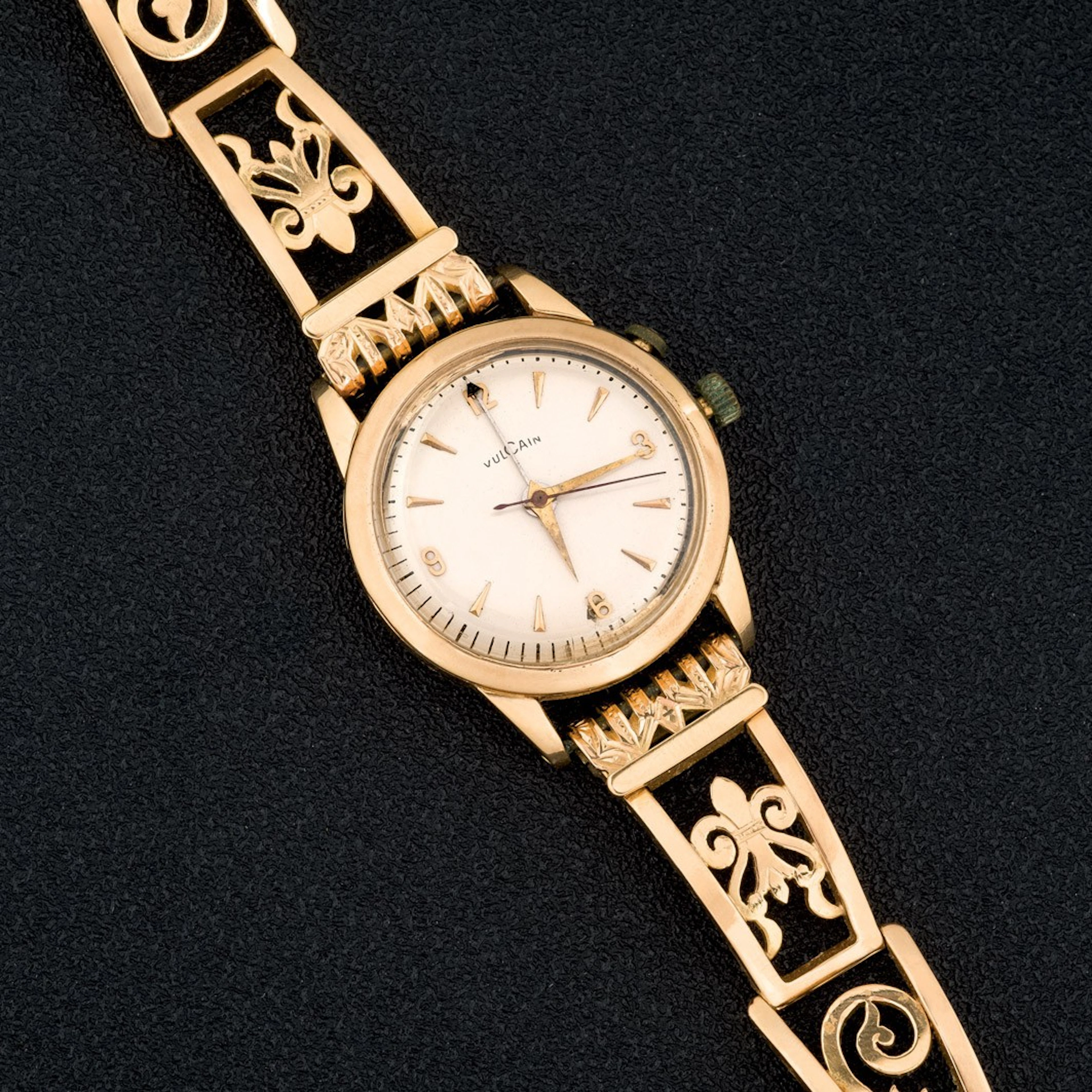 Reloj Vulcain de oro, automático