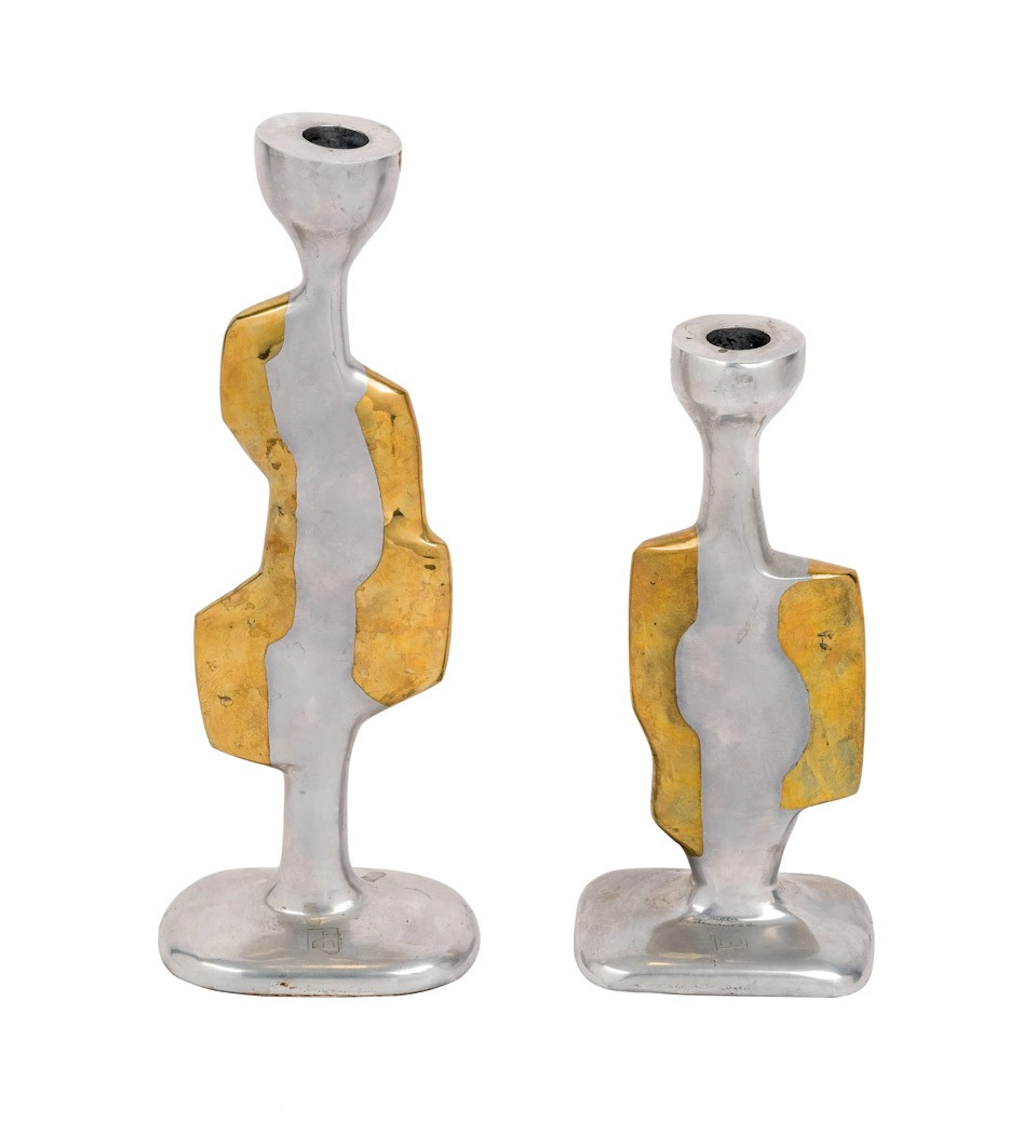 Pareja de candelero. David Marshall. h. 1970