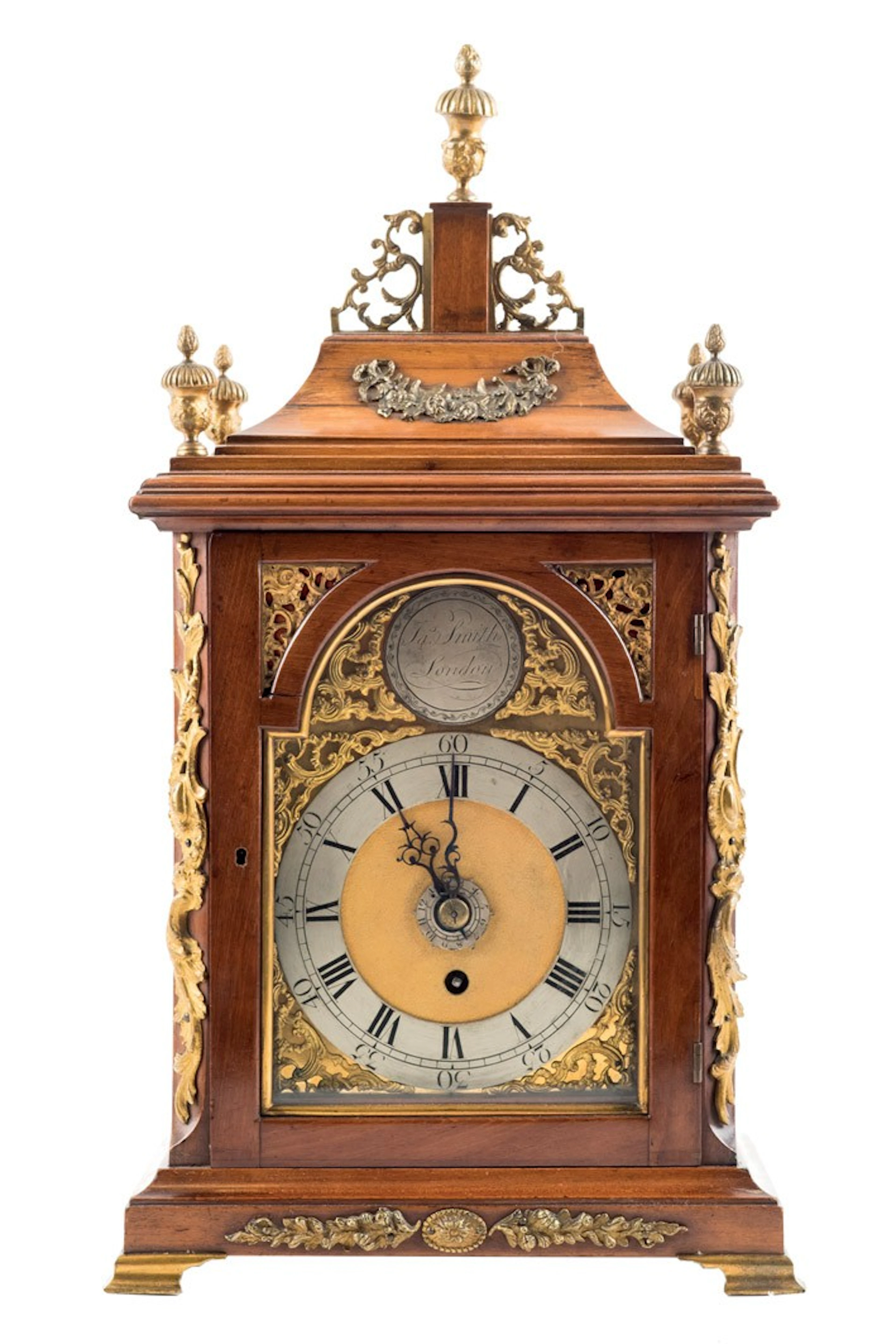 Reloj Bracket inglés S. XVIII