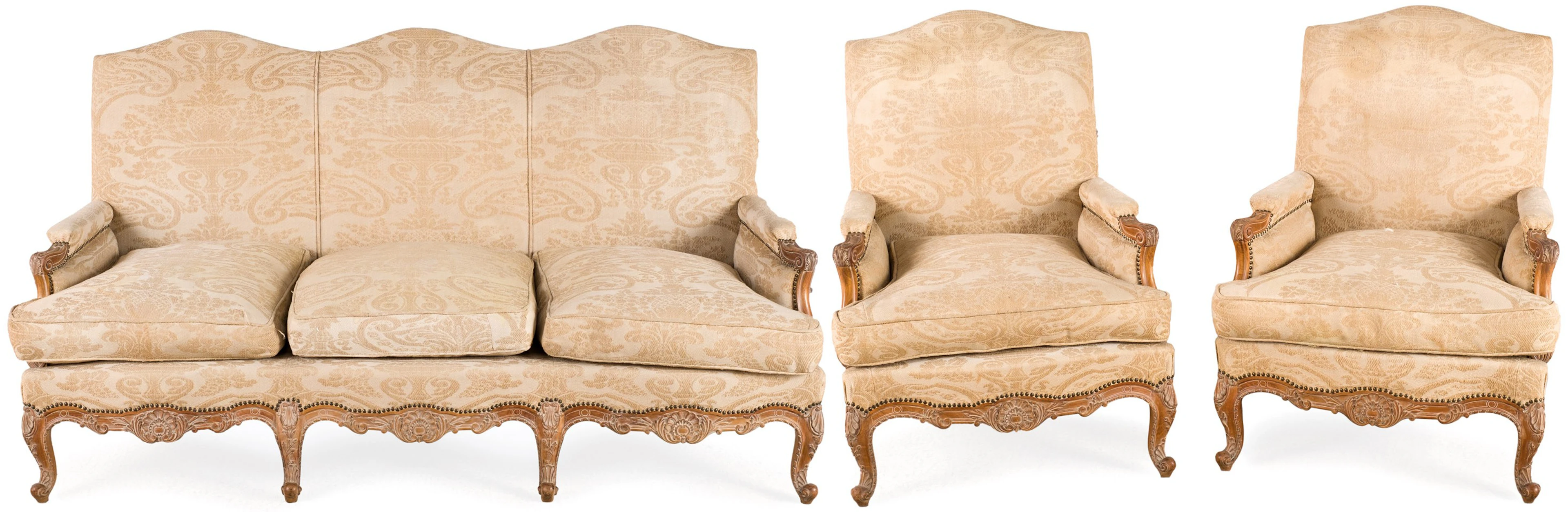 Tresillo francés. S. XX
