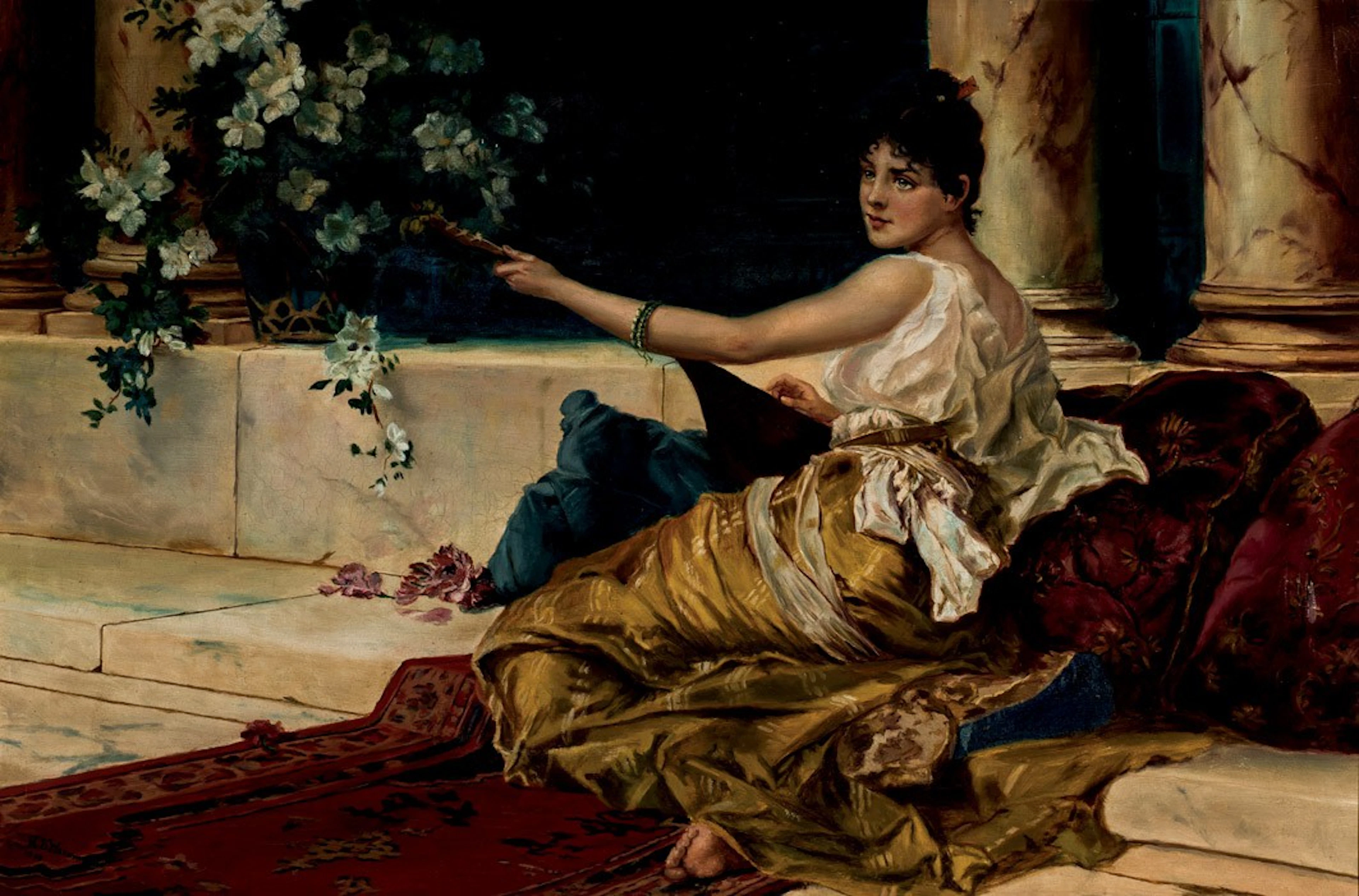 *A.B. Wainwright. Joven con instrumento musical
