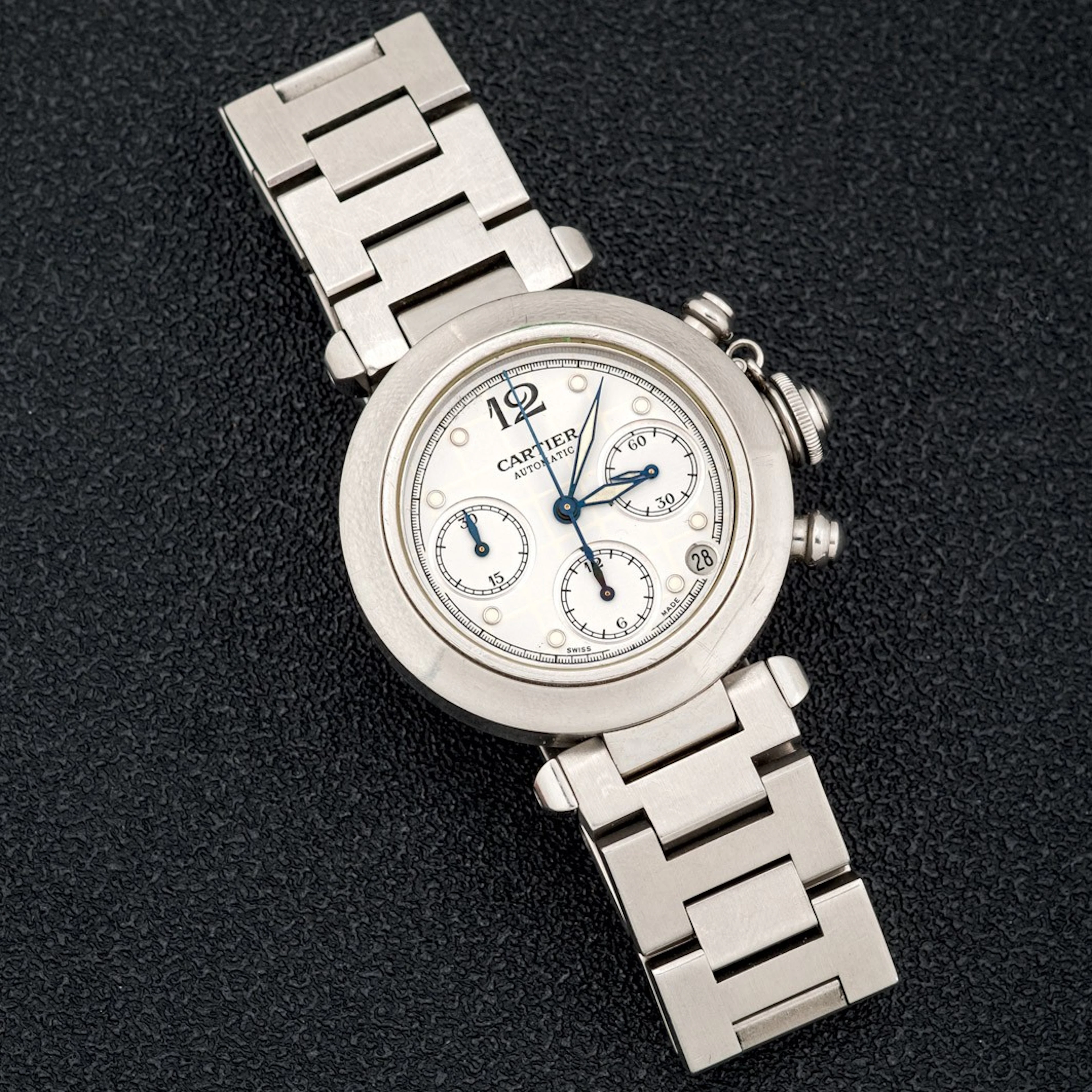 Cartier Pasha de acero, automático, caballero