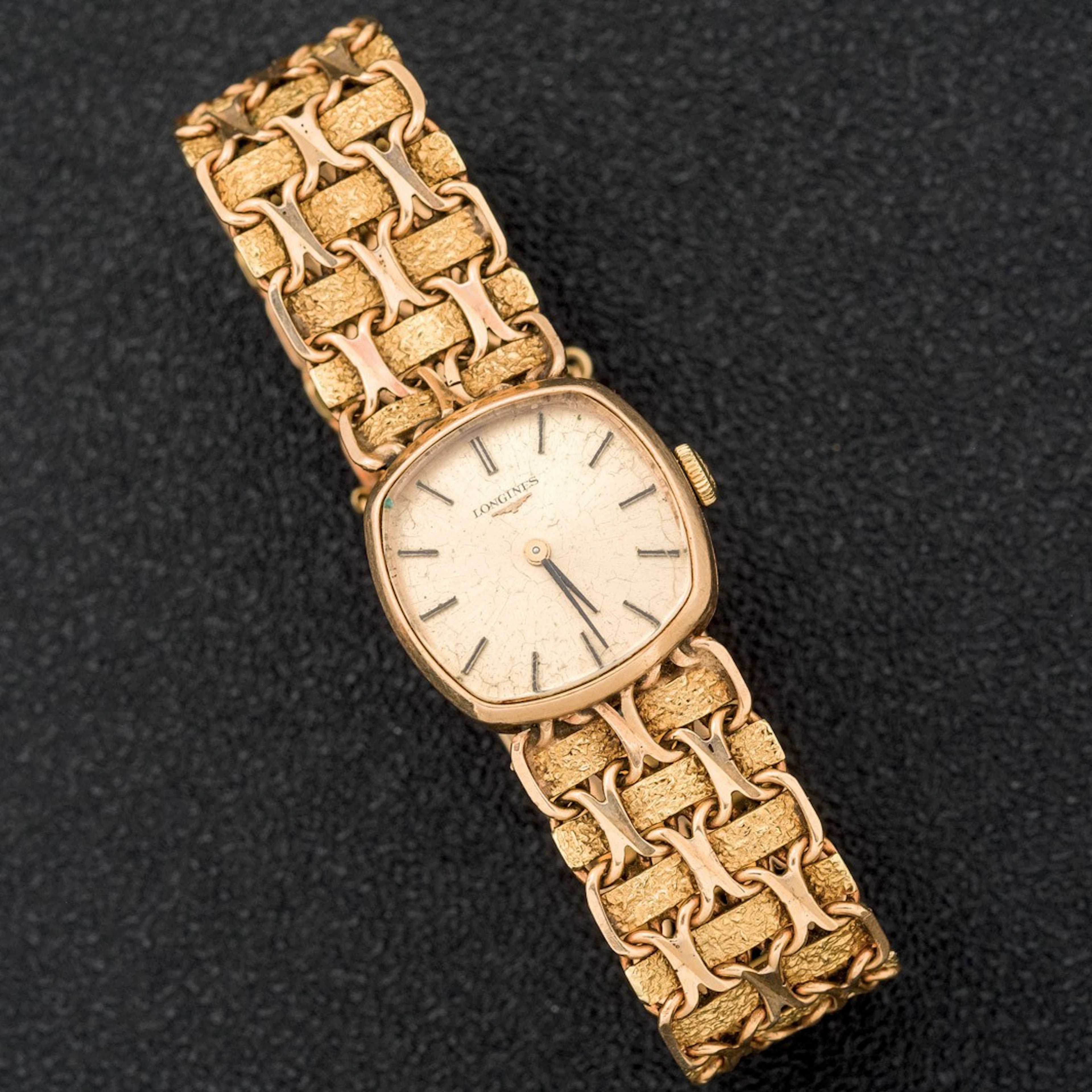 Reloj Longines de oro para señora