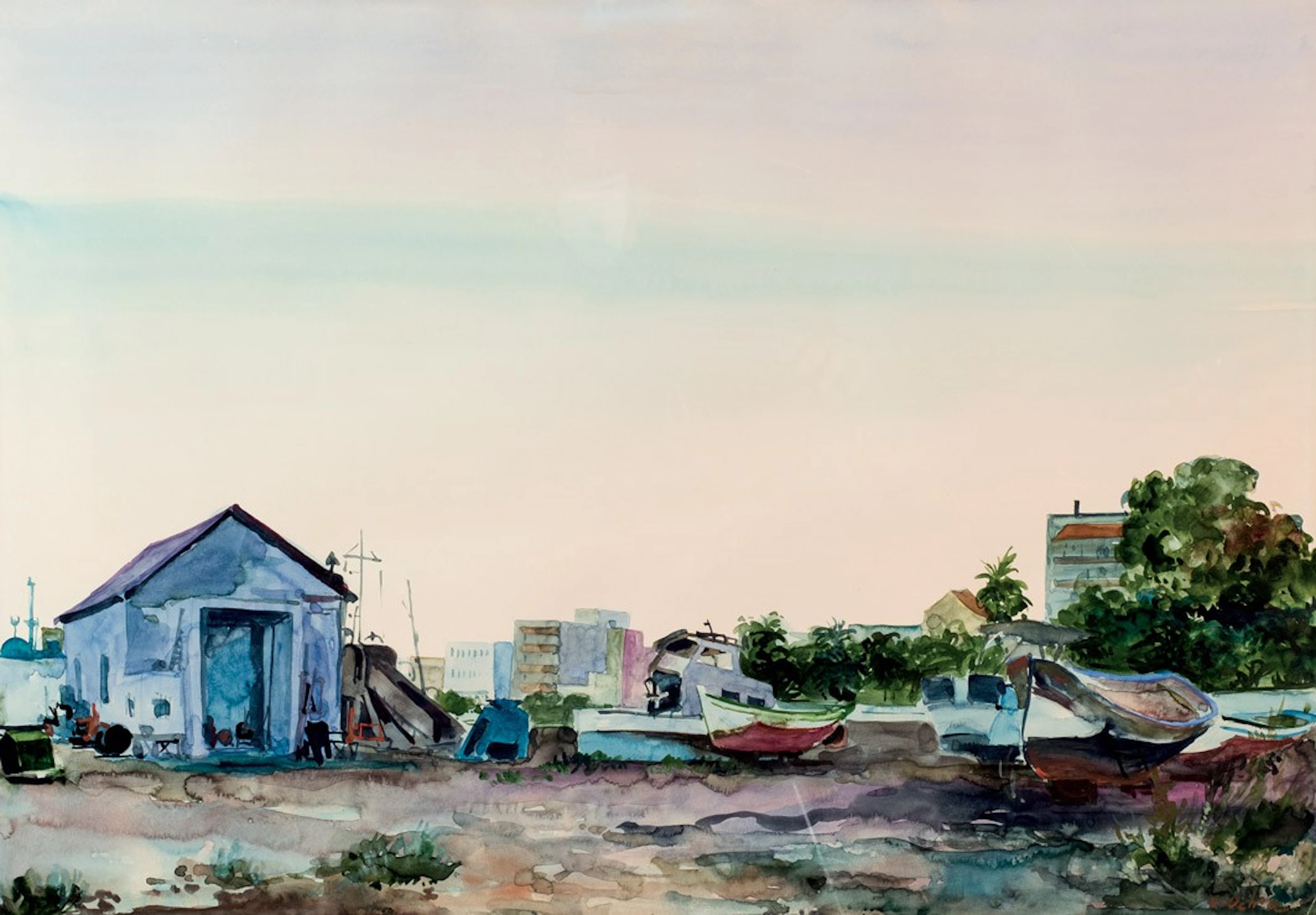Luis García Ochoa. Orilla de la ría