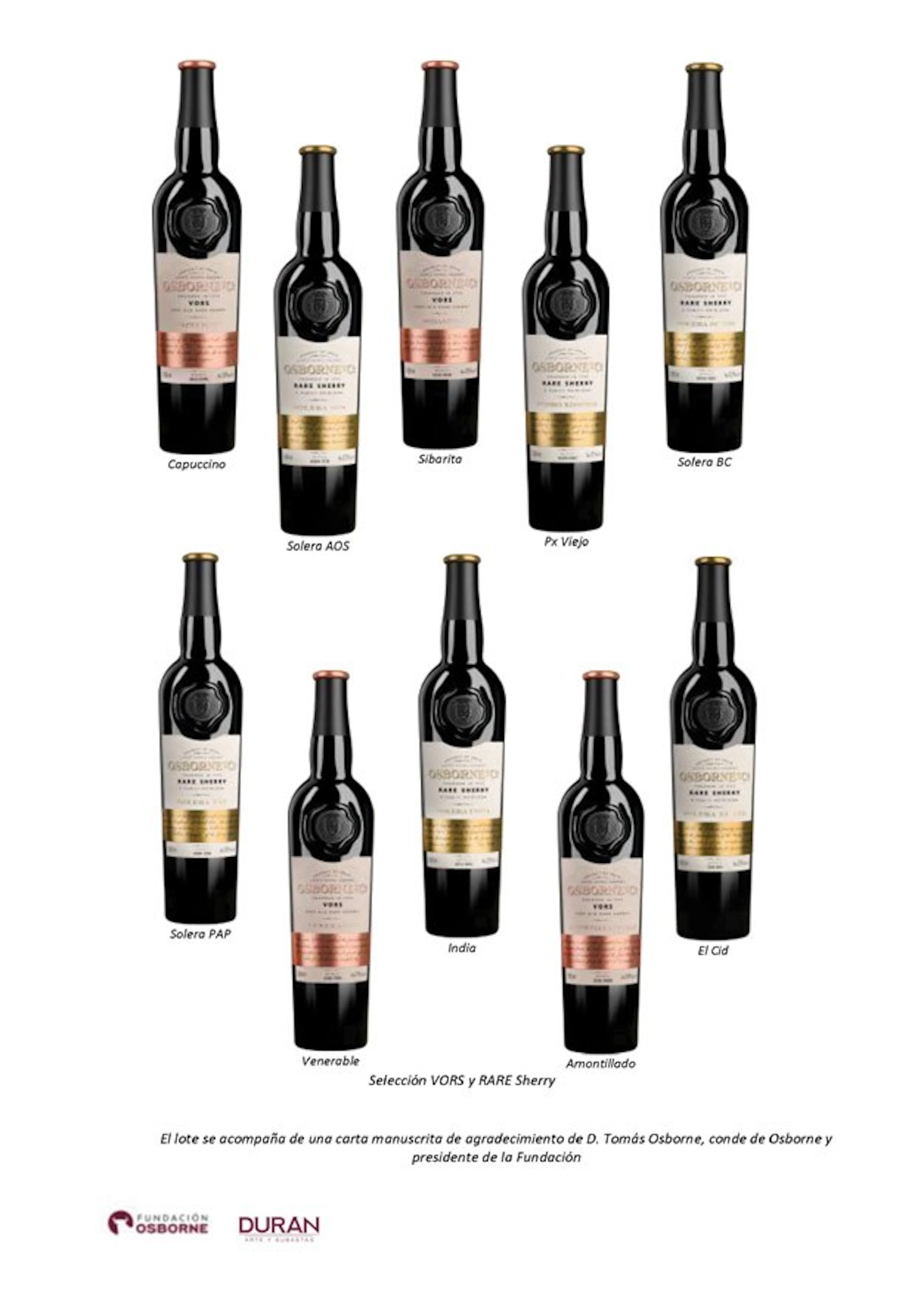 Selección VORS y RARE sherry