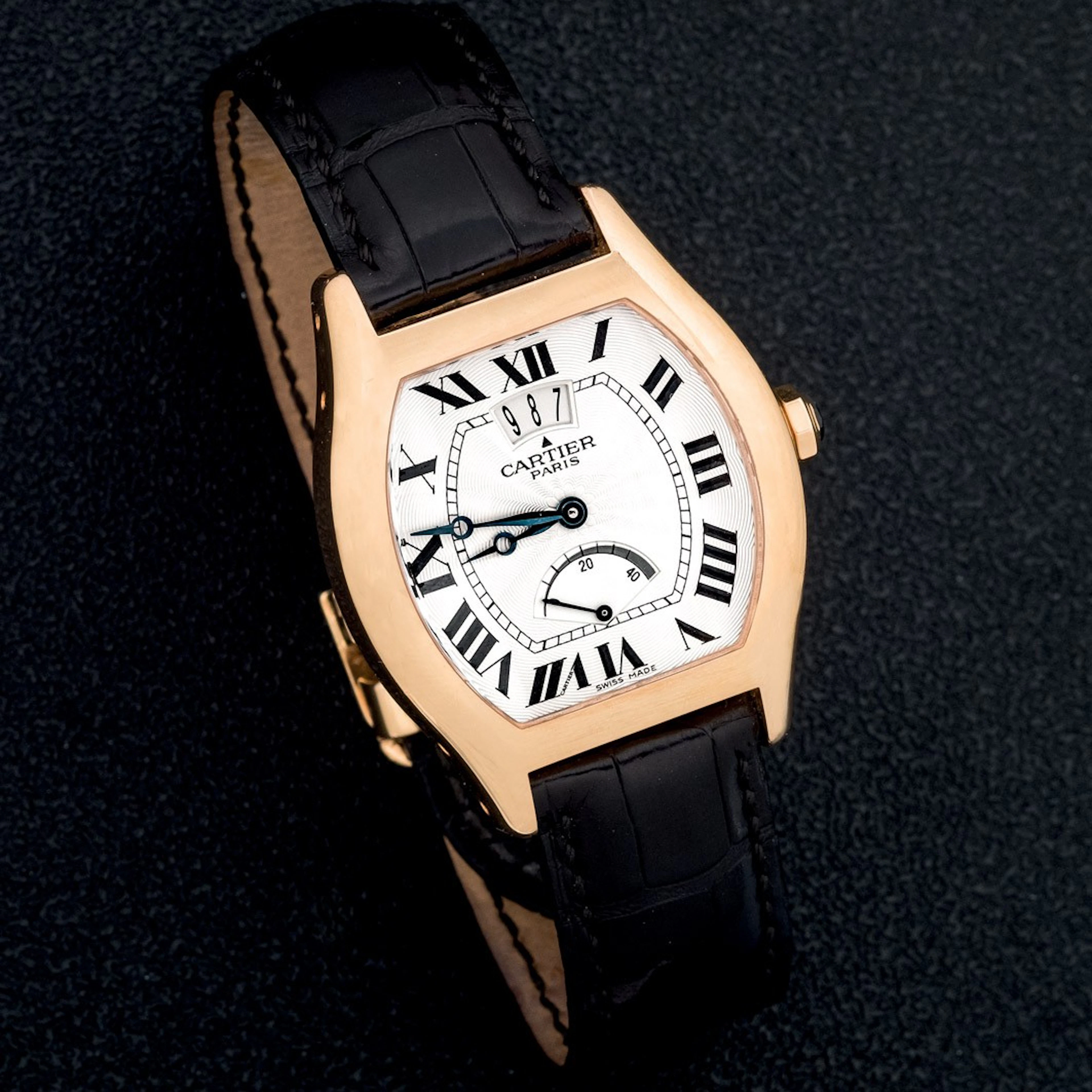 Cartier Tortue Colecciçon Privee de oro rosa