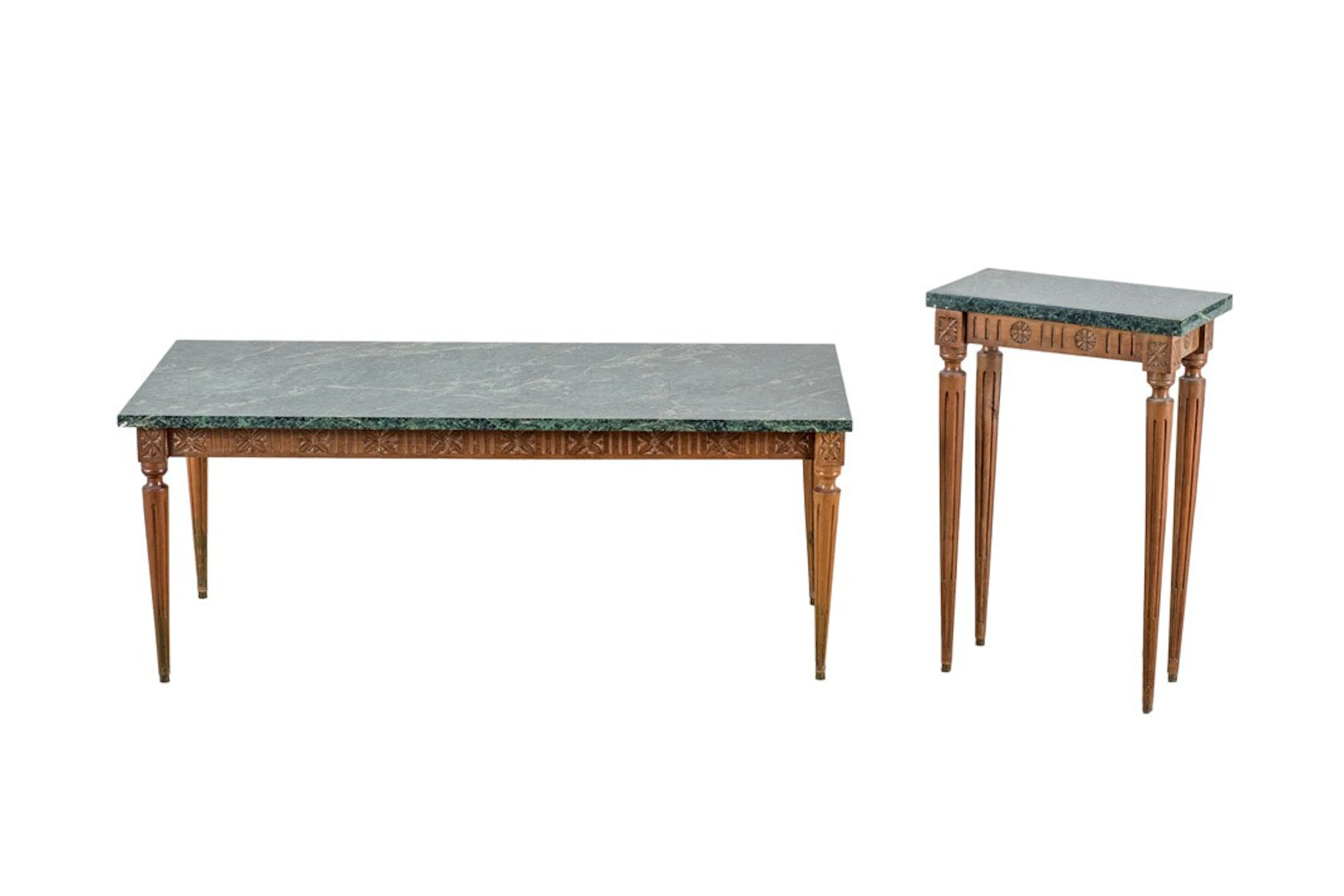 Aparador y mesa estilo Luis XVI