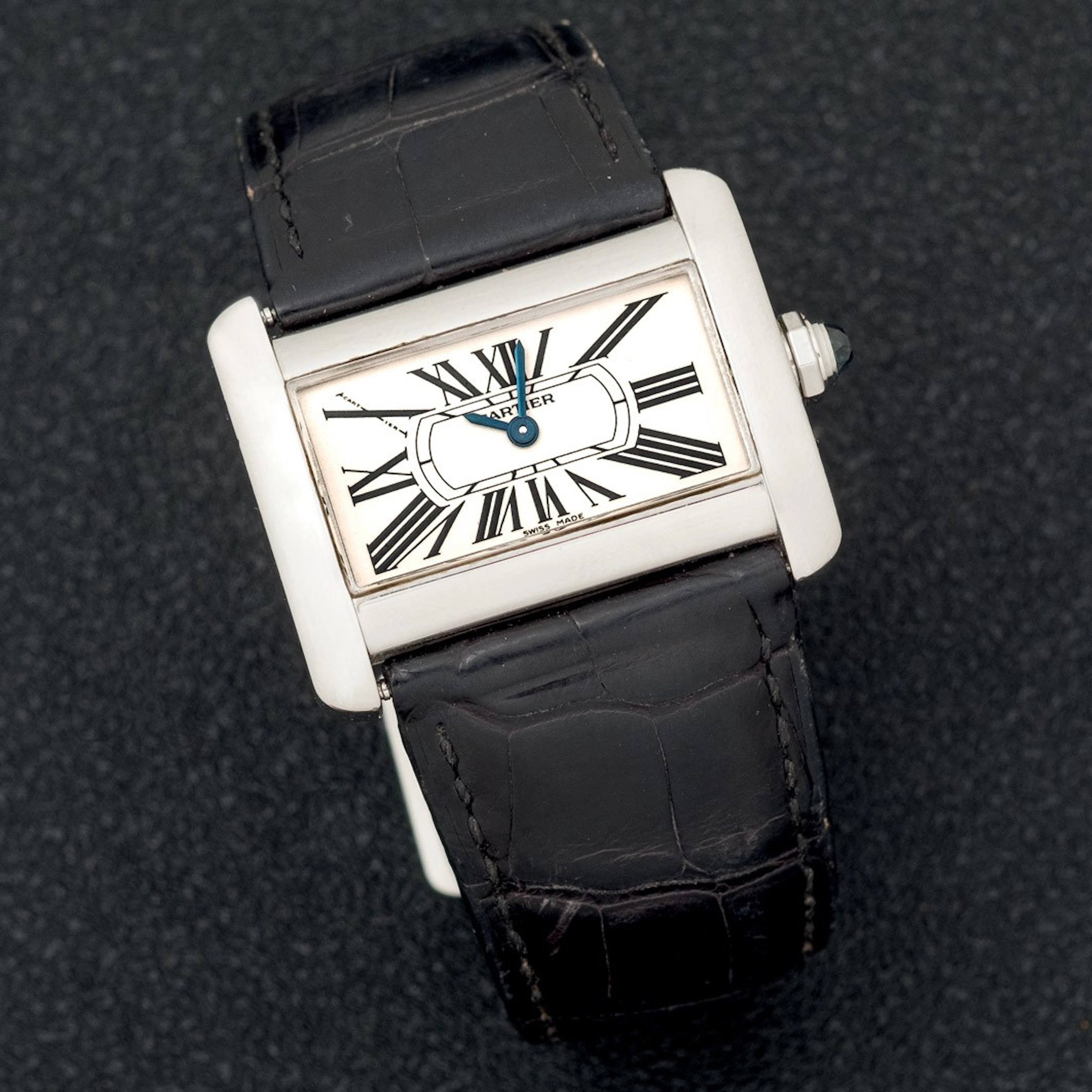 Cartier Diwan de acero para señora