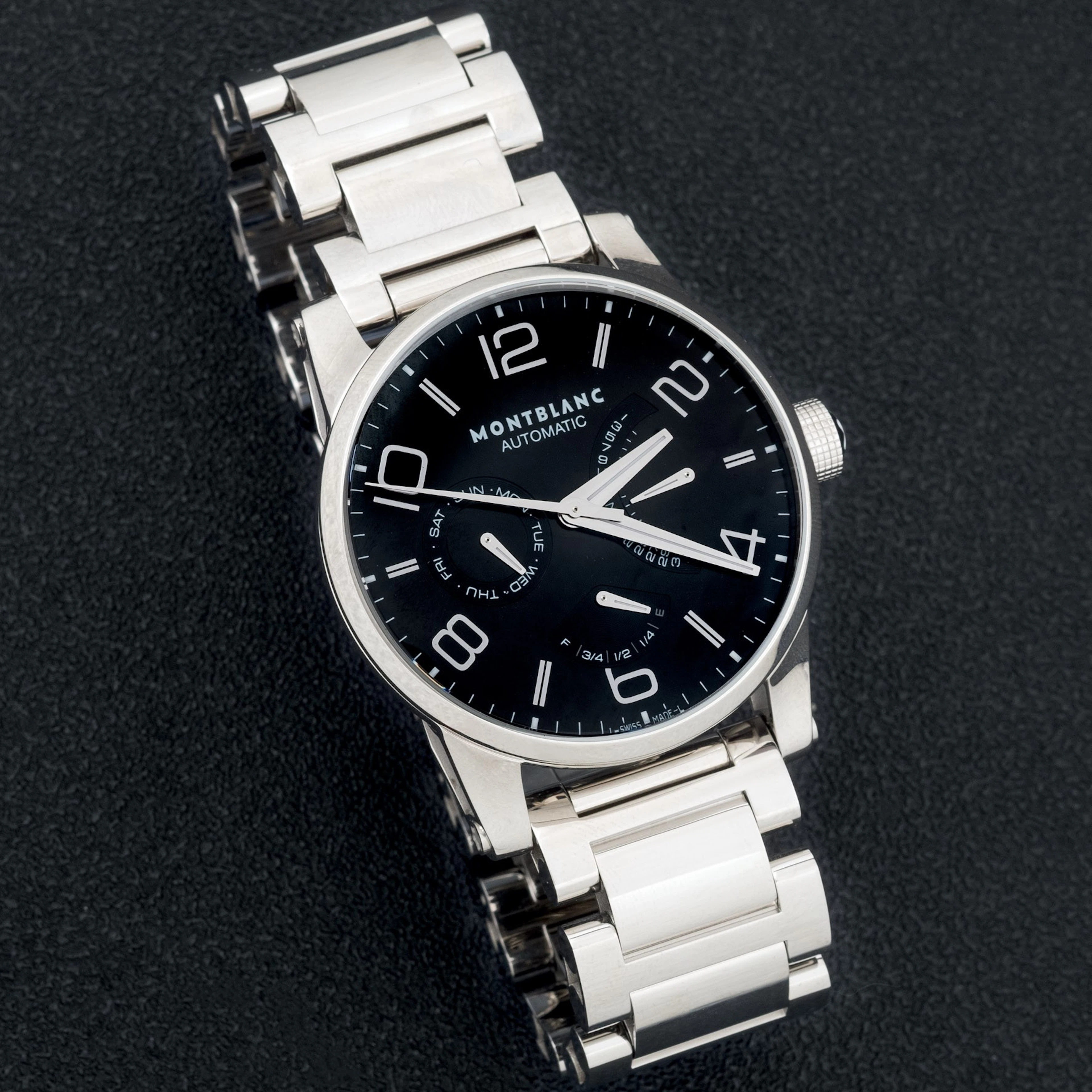 Montblanc Timewalker de acero. Ref: 7142