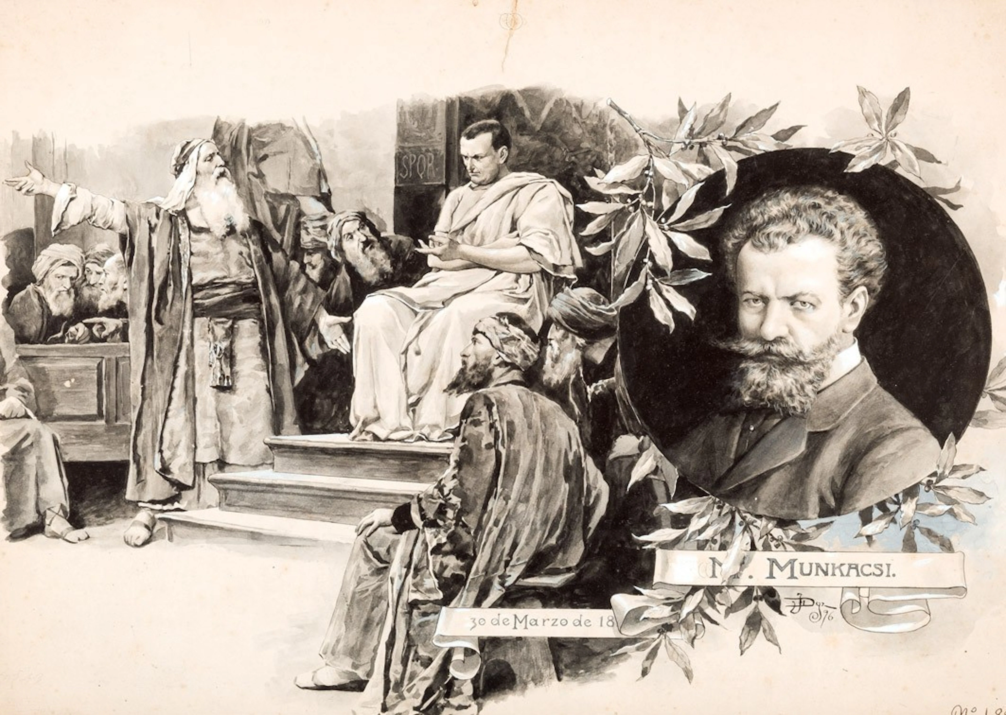 Ignacio Diéguez. Cristo ante Pilatos