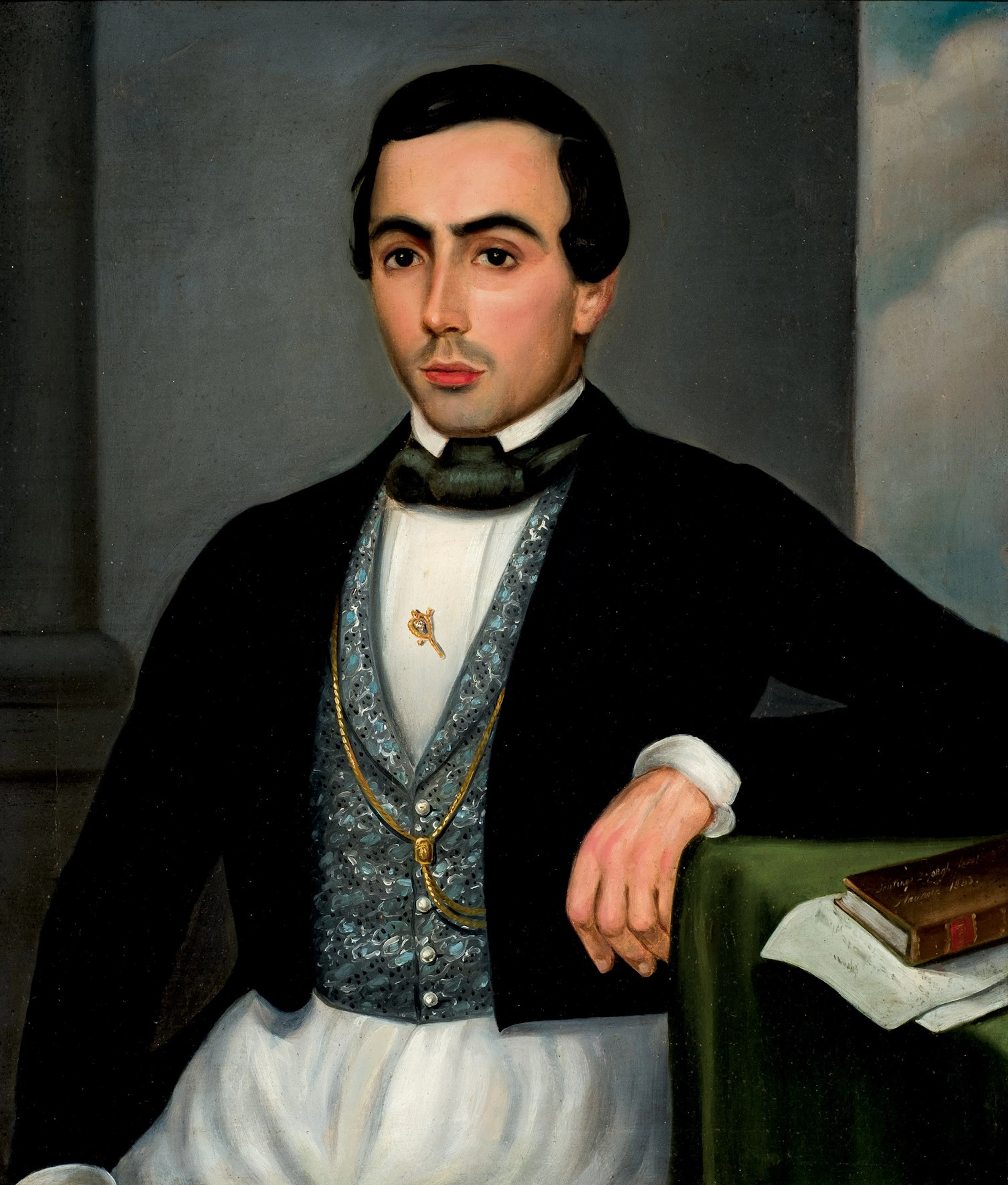 Escuela Española S. XIX. Retrato de caballero