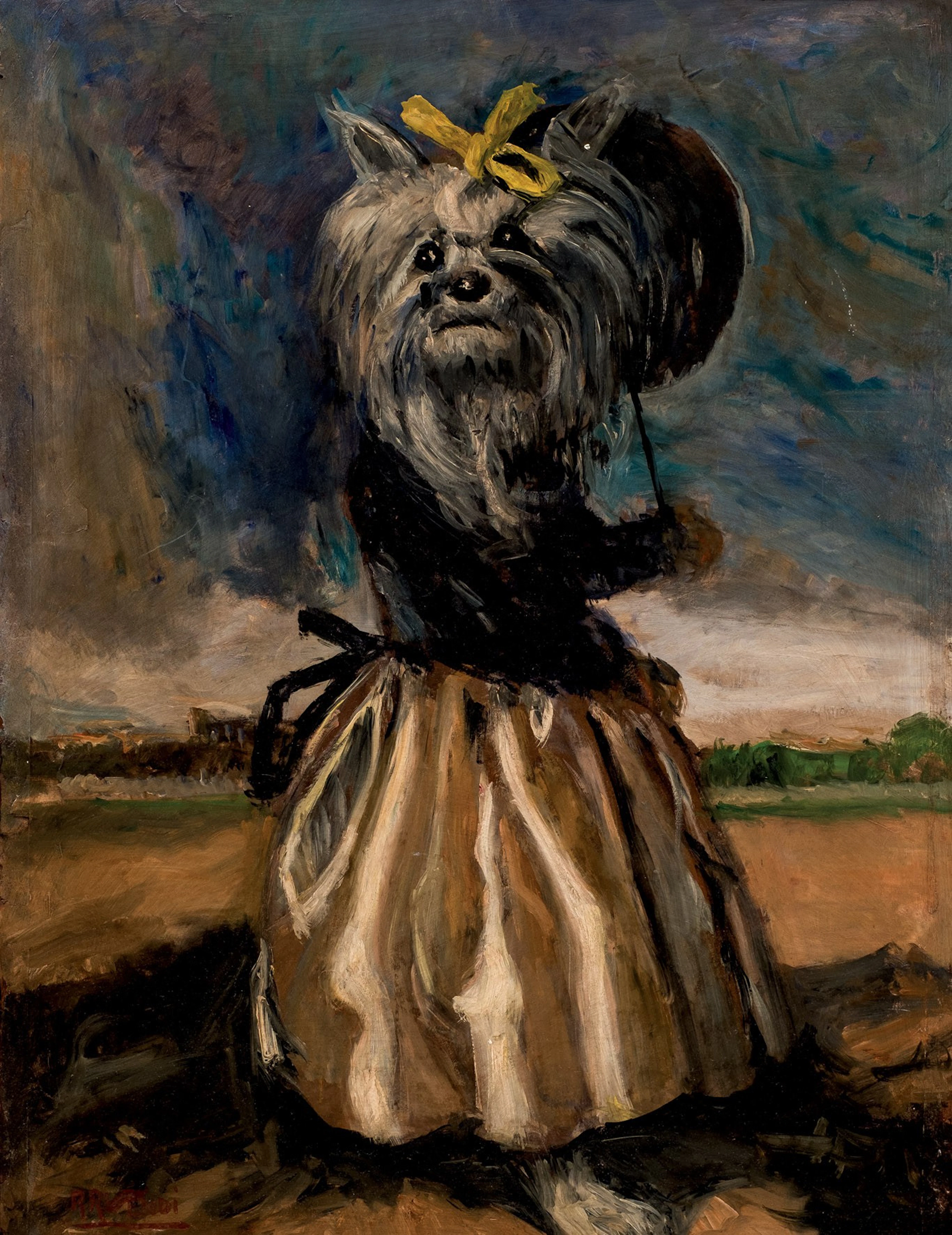 Baldomero Romero Ressendi. Dama- perro