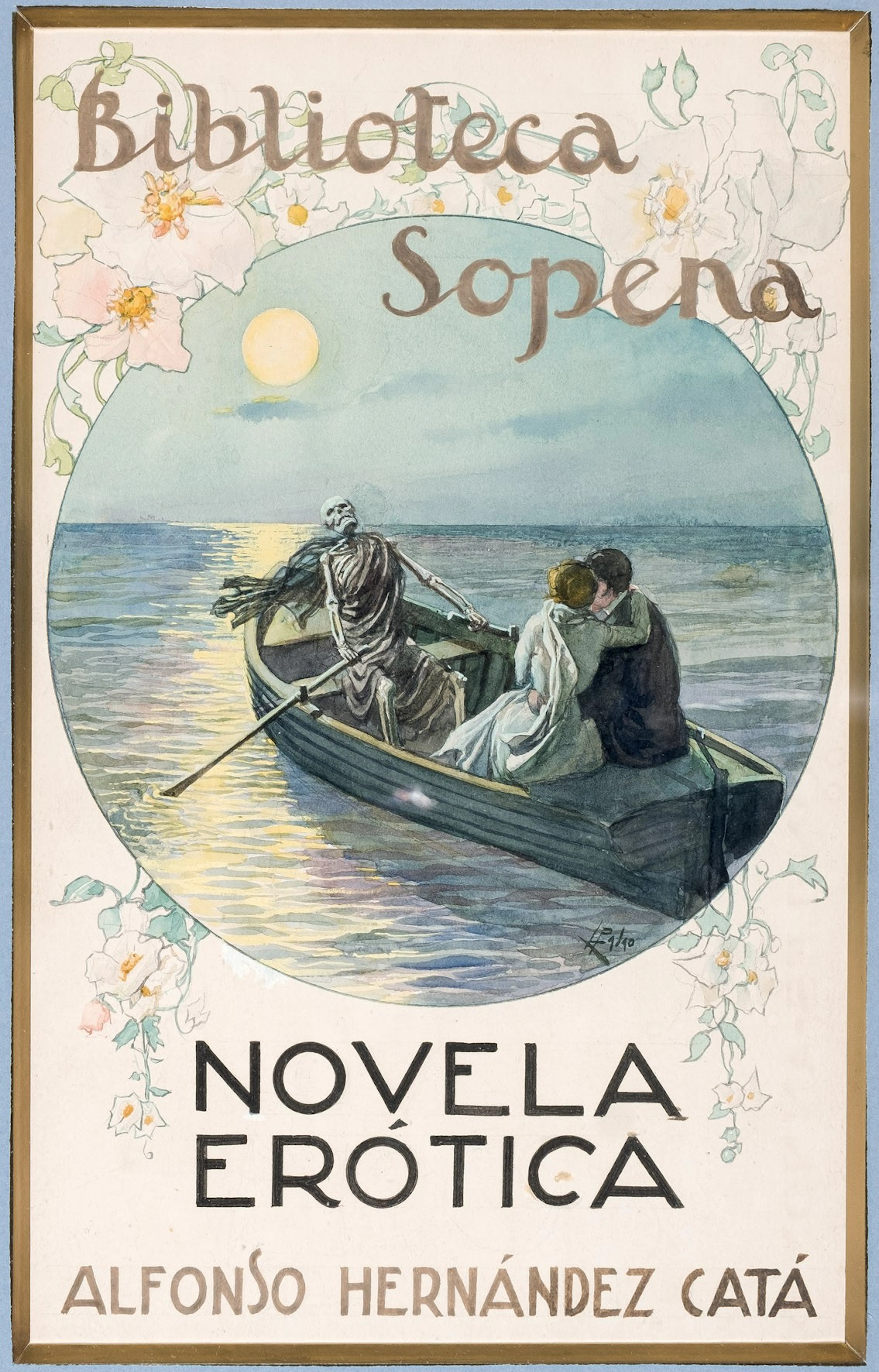 Dibujo original para "Novela erótica"