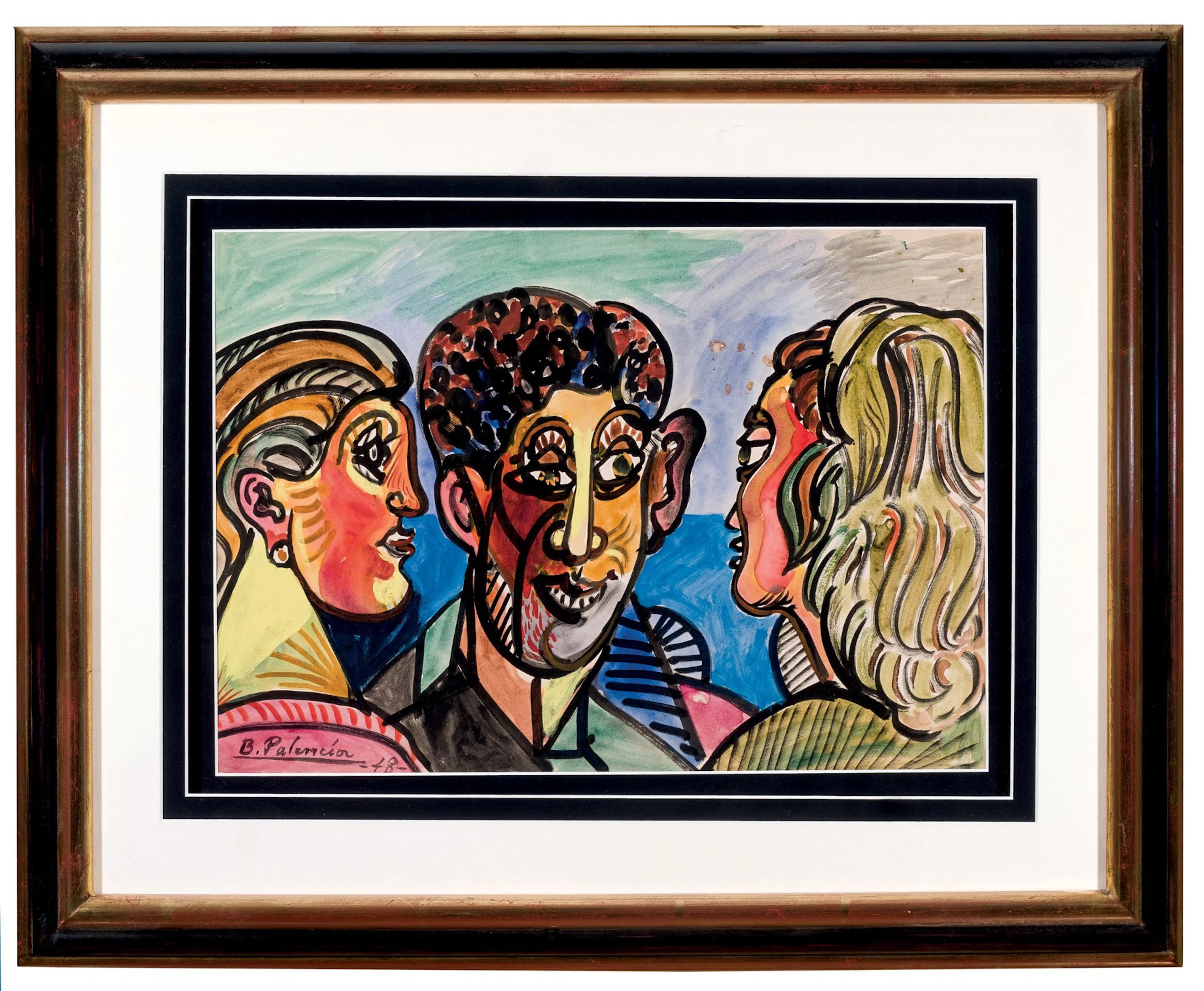 Benjamín Palencia. Tres cabezas (1948)