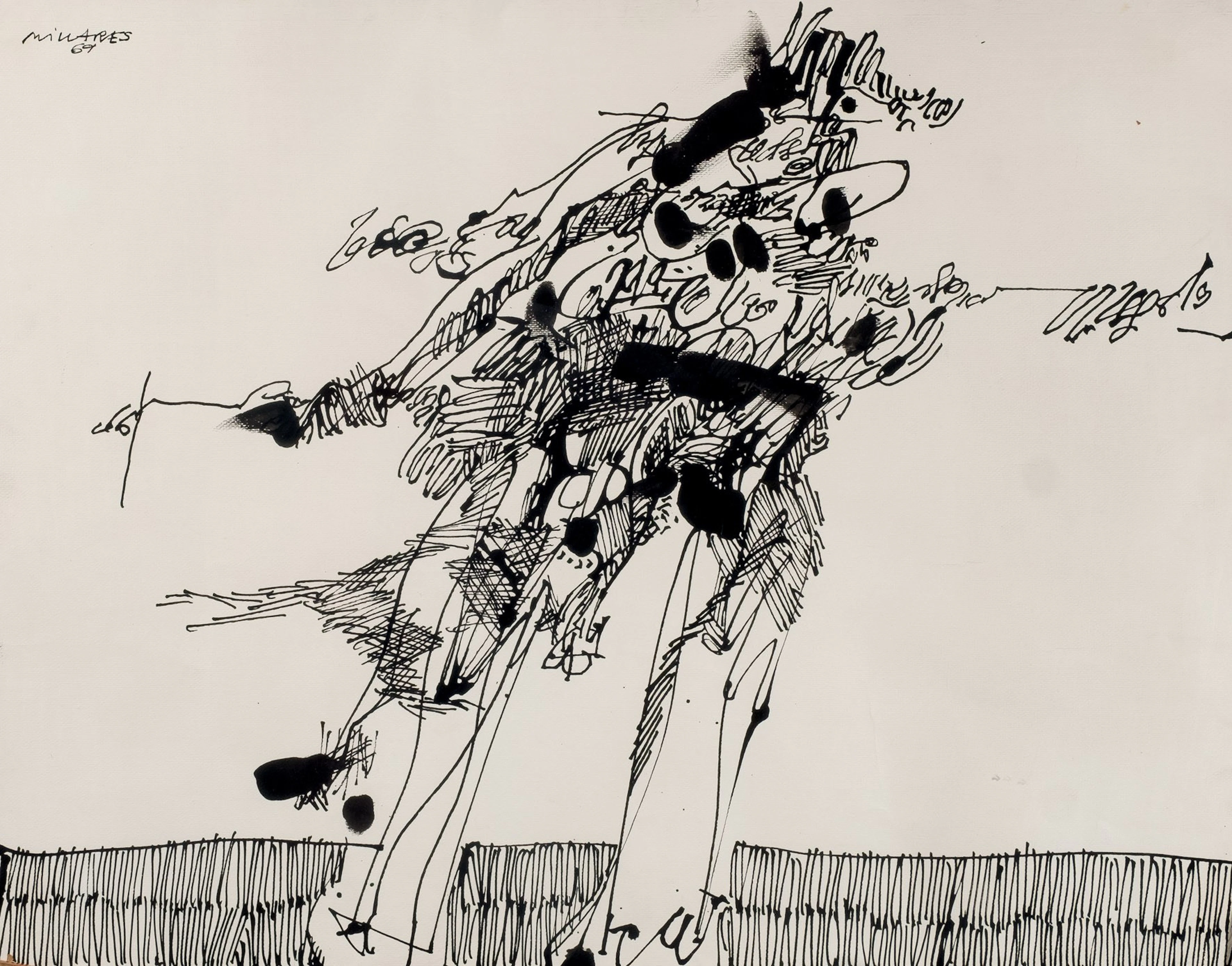 Manolo Millares. Sin título (1969)
