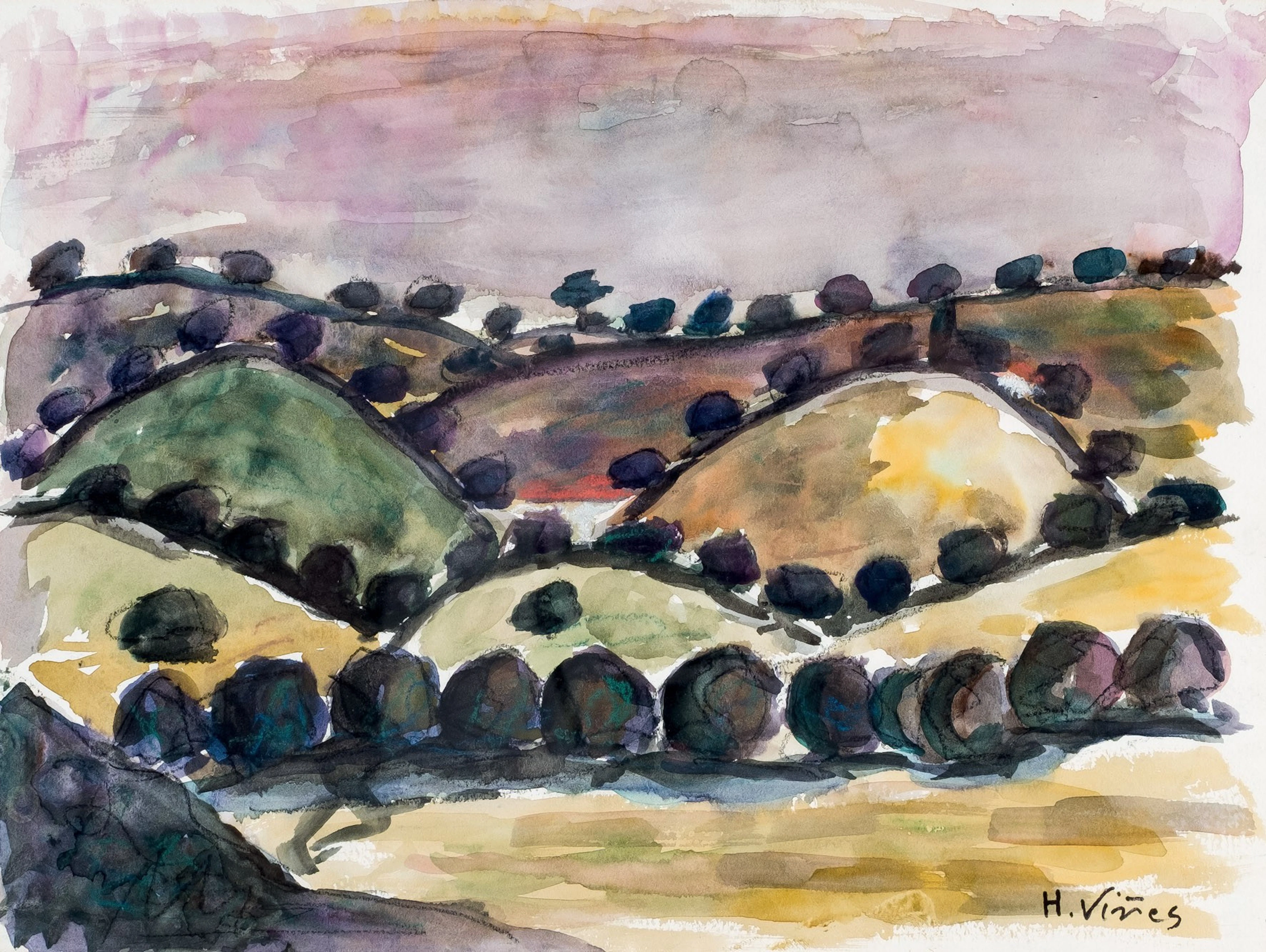 Hernando Viñes. Paisaje