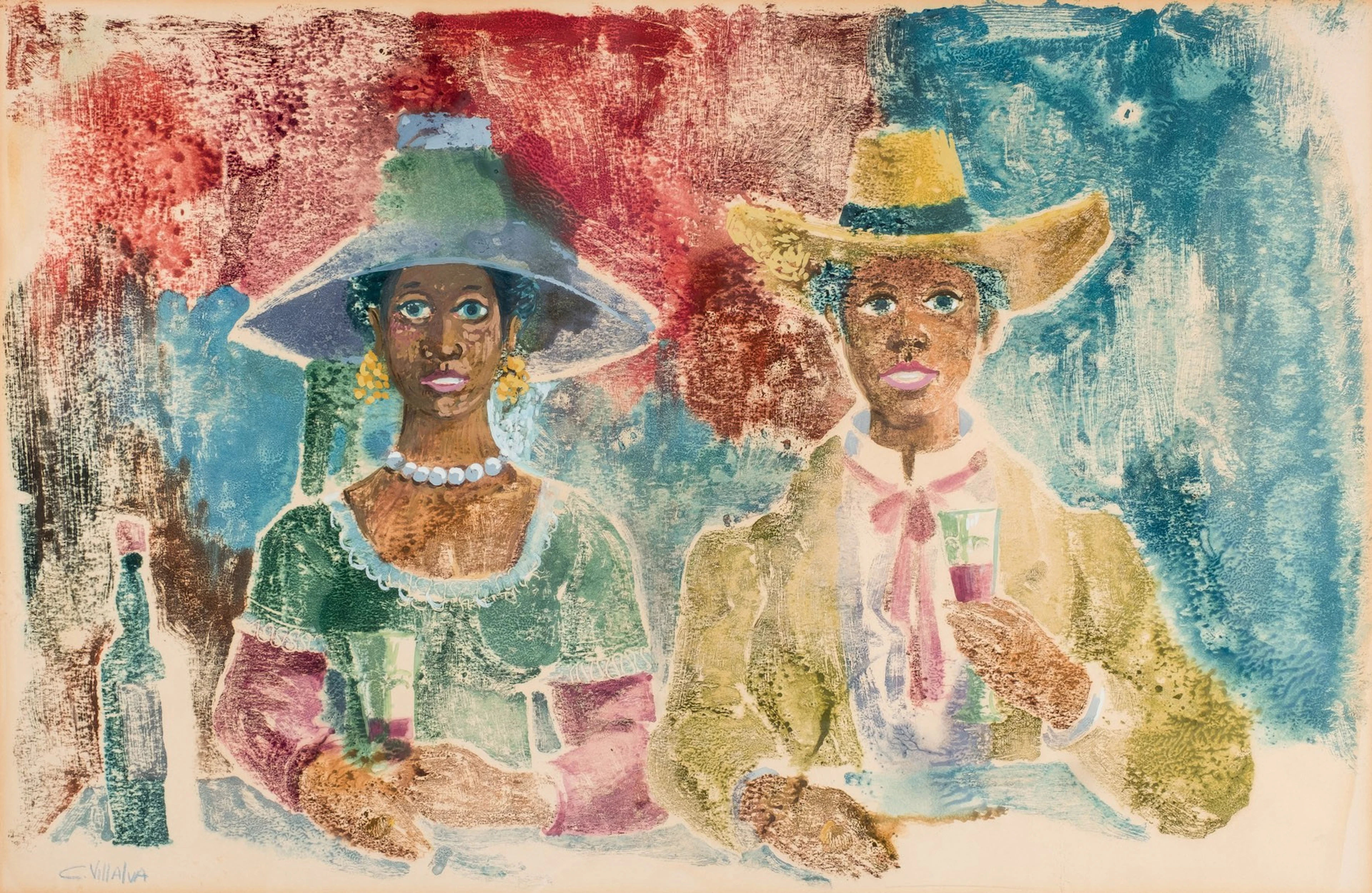 Carlos Villalva. Matrimonio cubano