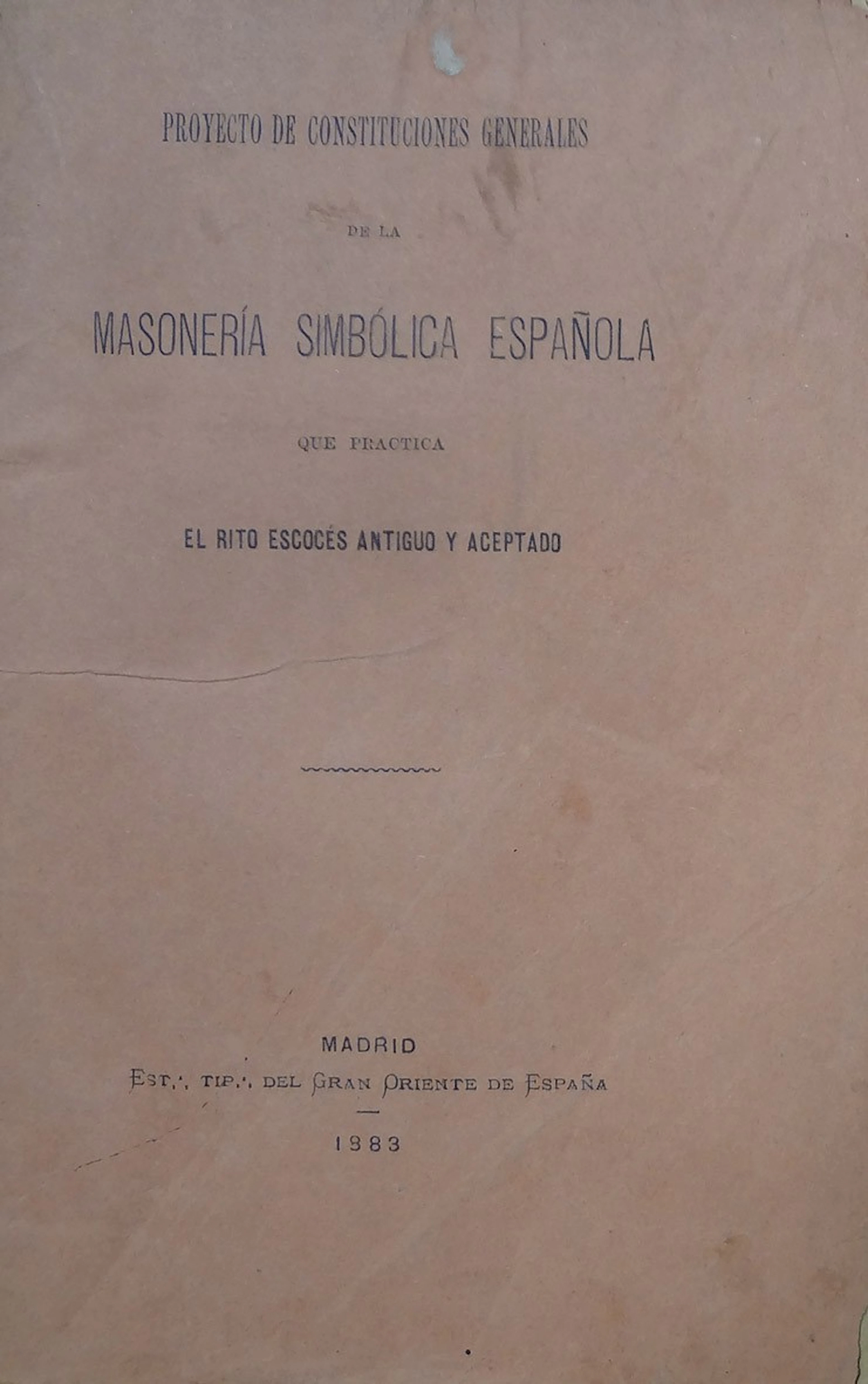 Masonería simbólica española