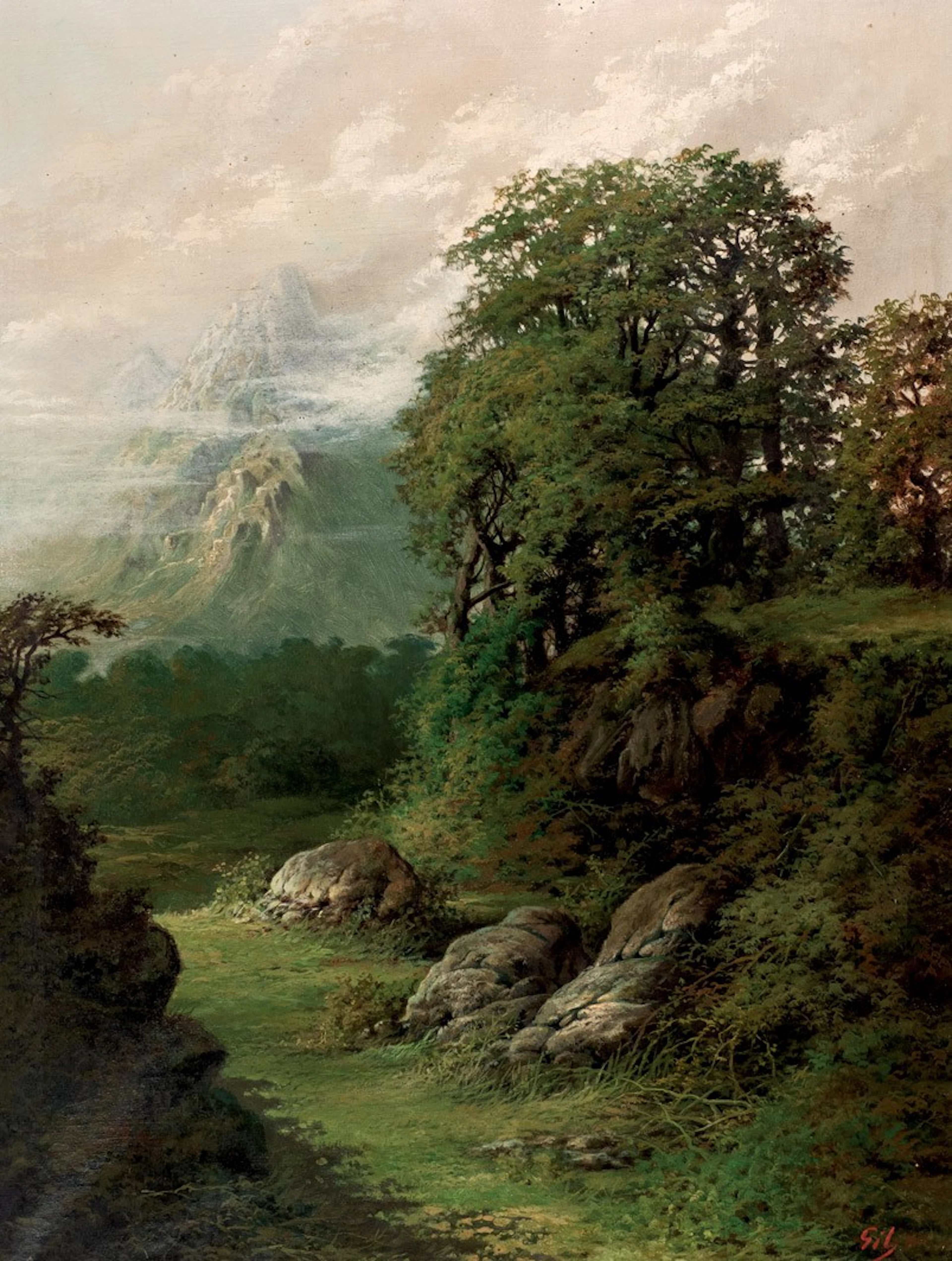 *Gil. Paisaje boscoso