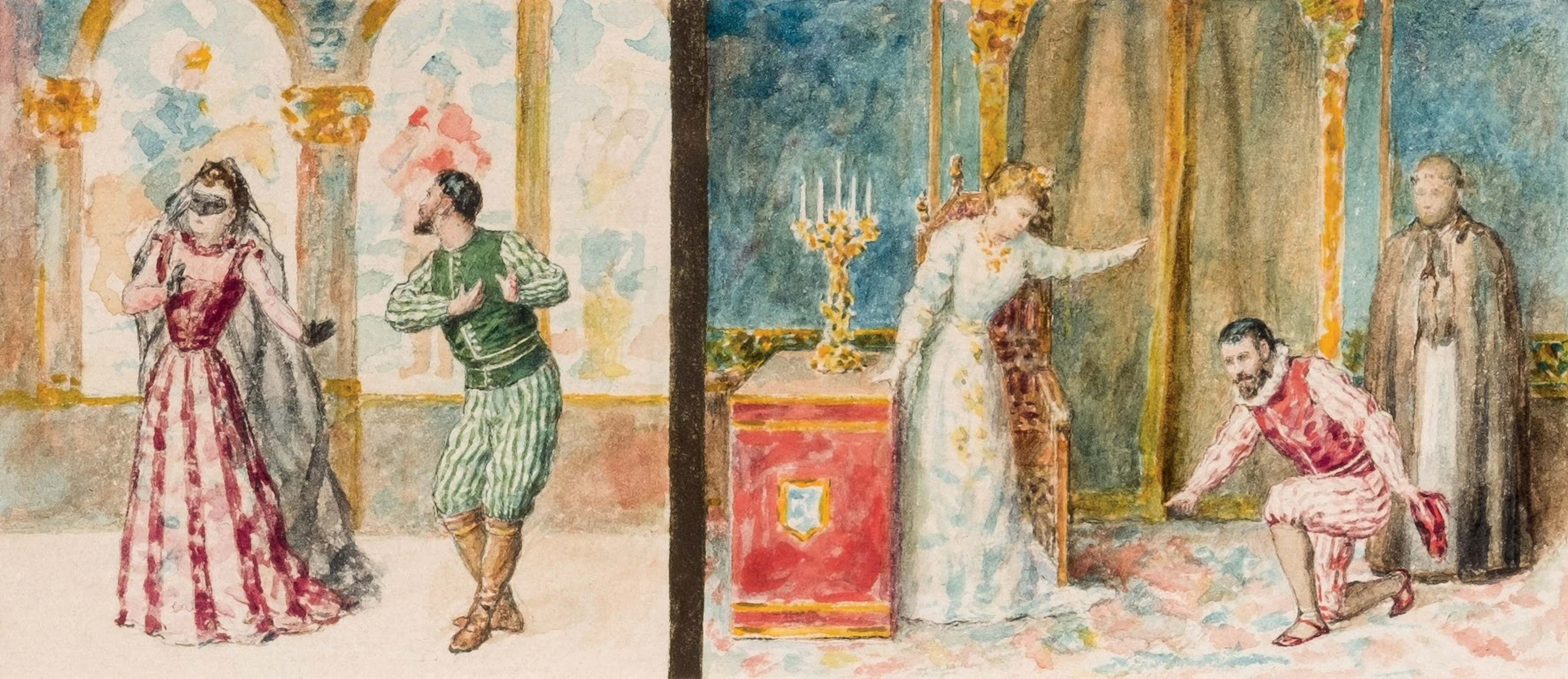 Miniatura sobre papel. Escuela Española S. XIX