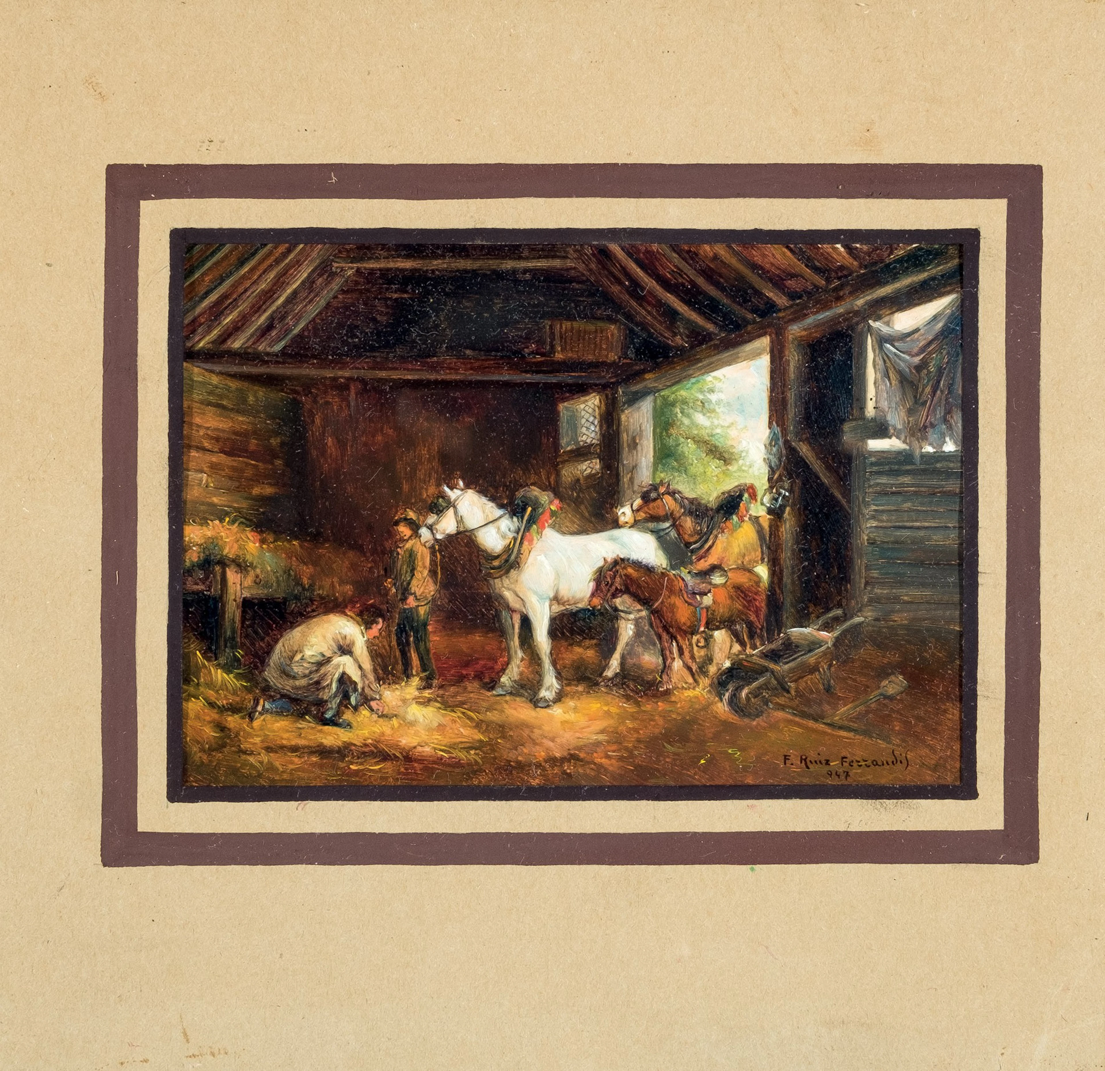 Francisco Ruiz Ferrandis. Miniatura 1947.