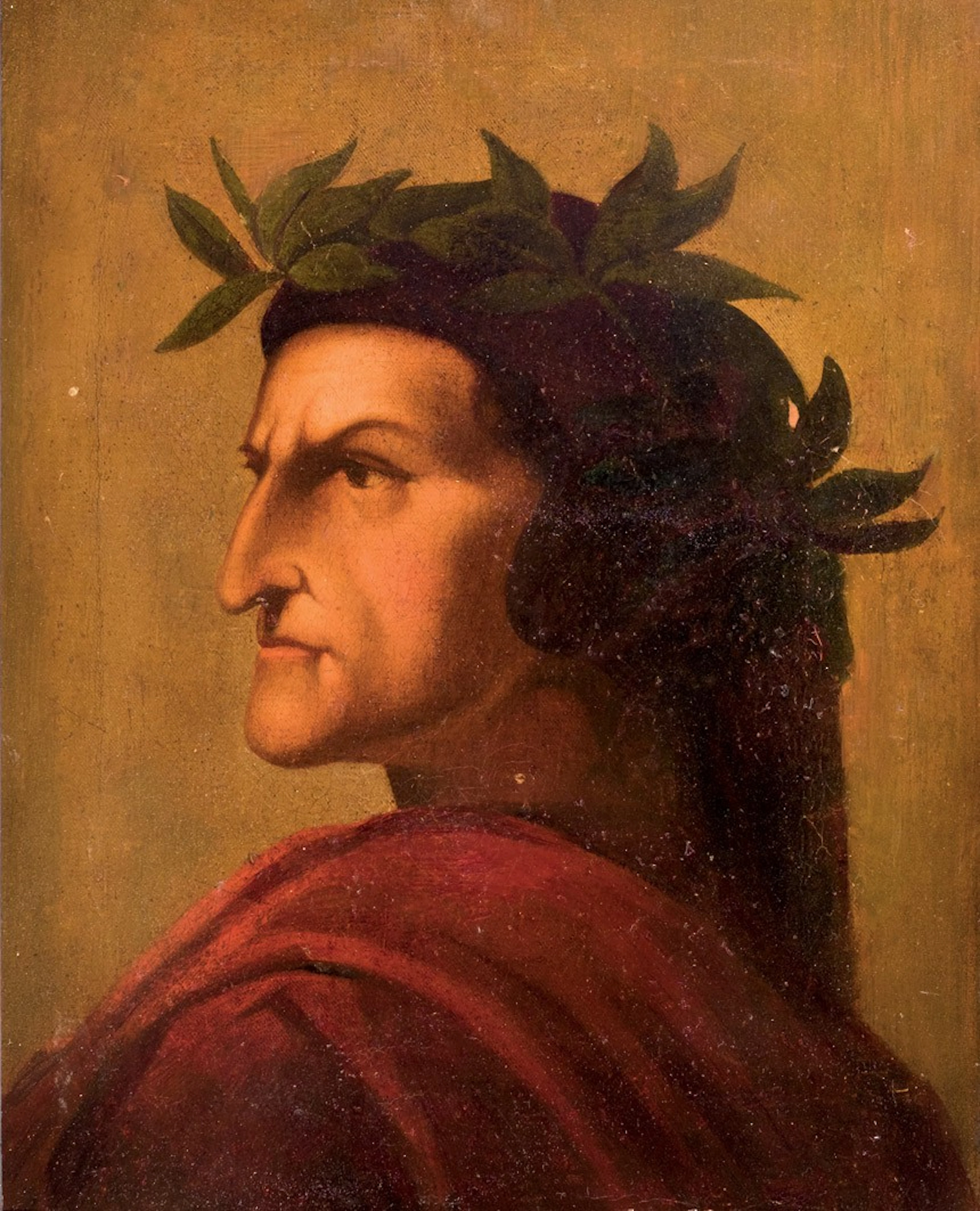 Escuela Europea S. XIX. Retrato de Dante