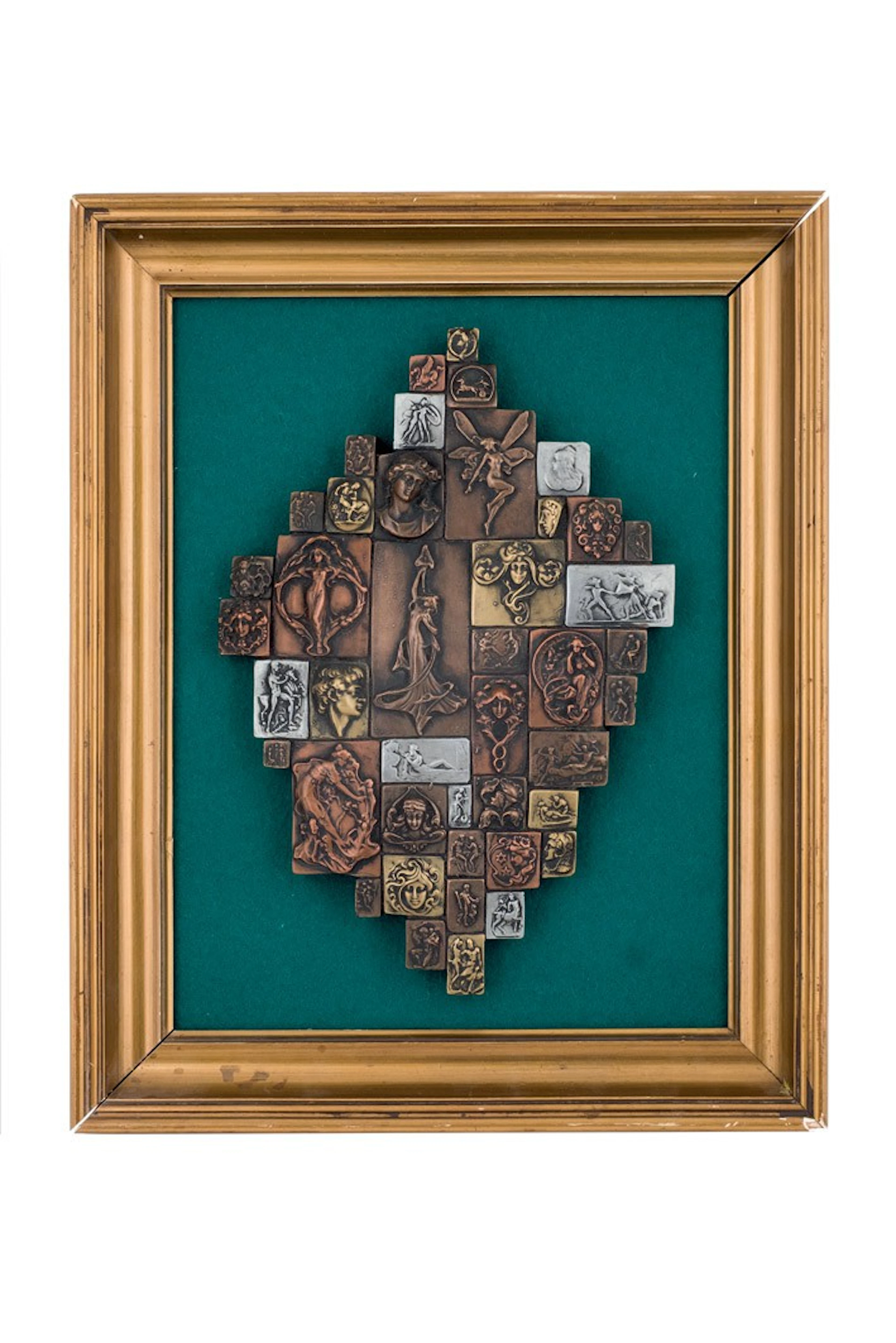 Placas estilo Art Nouveau. S. XX.