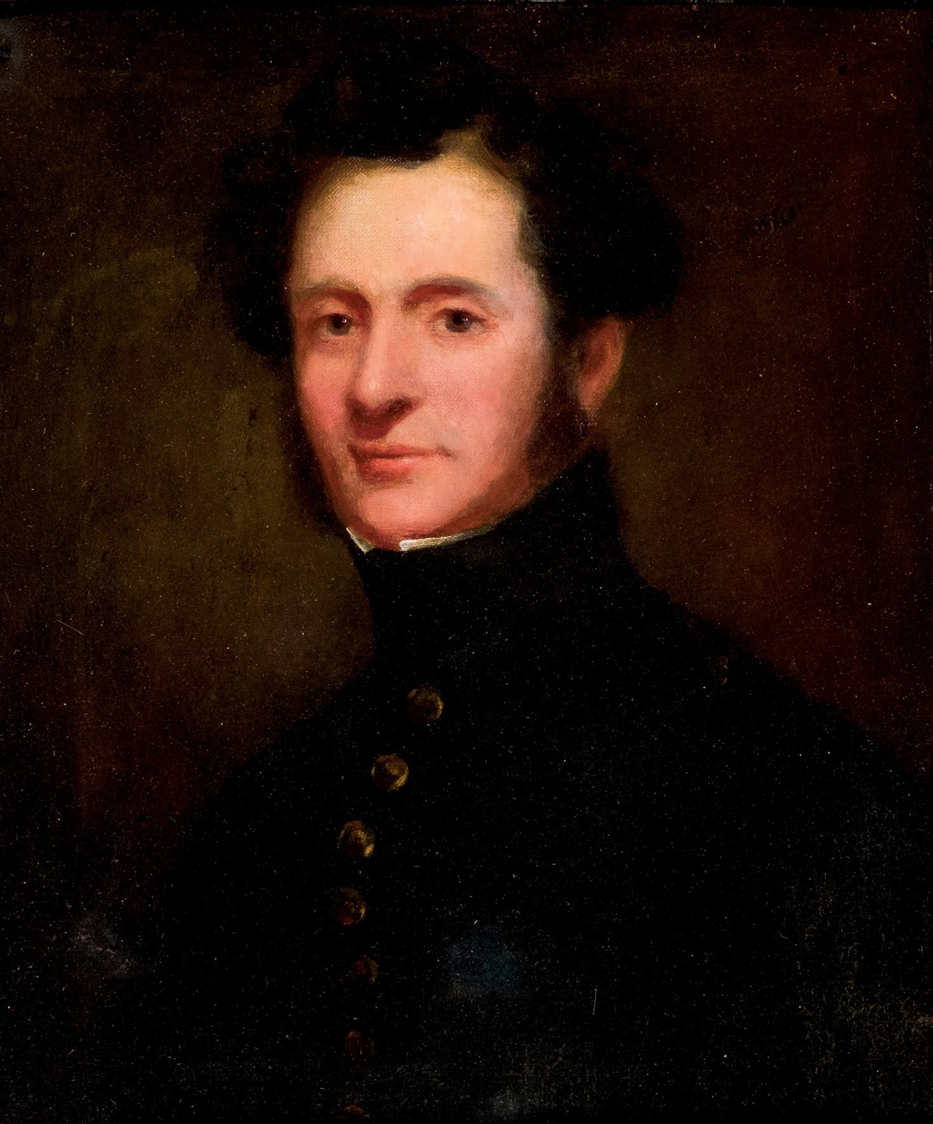 Escuela Inglesa S. XIX. Retrato de caballero