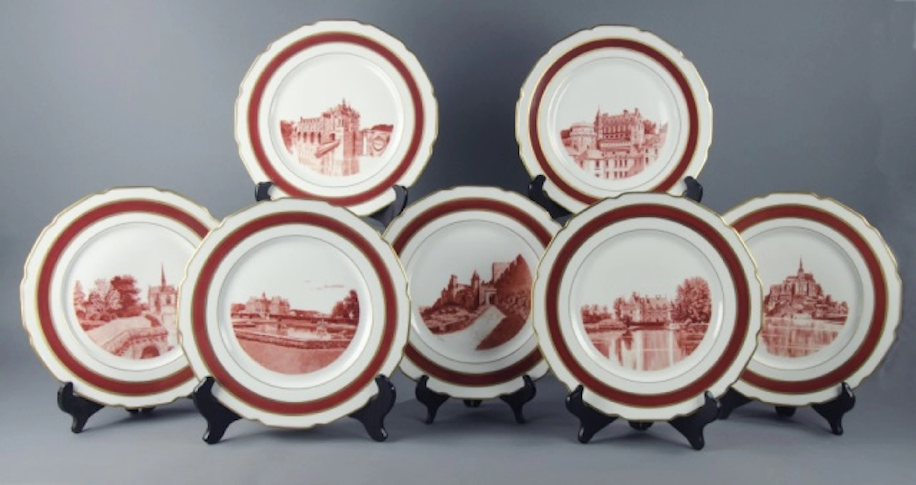 Painted Limoges Plates