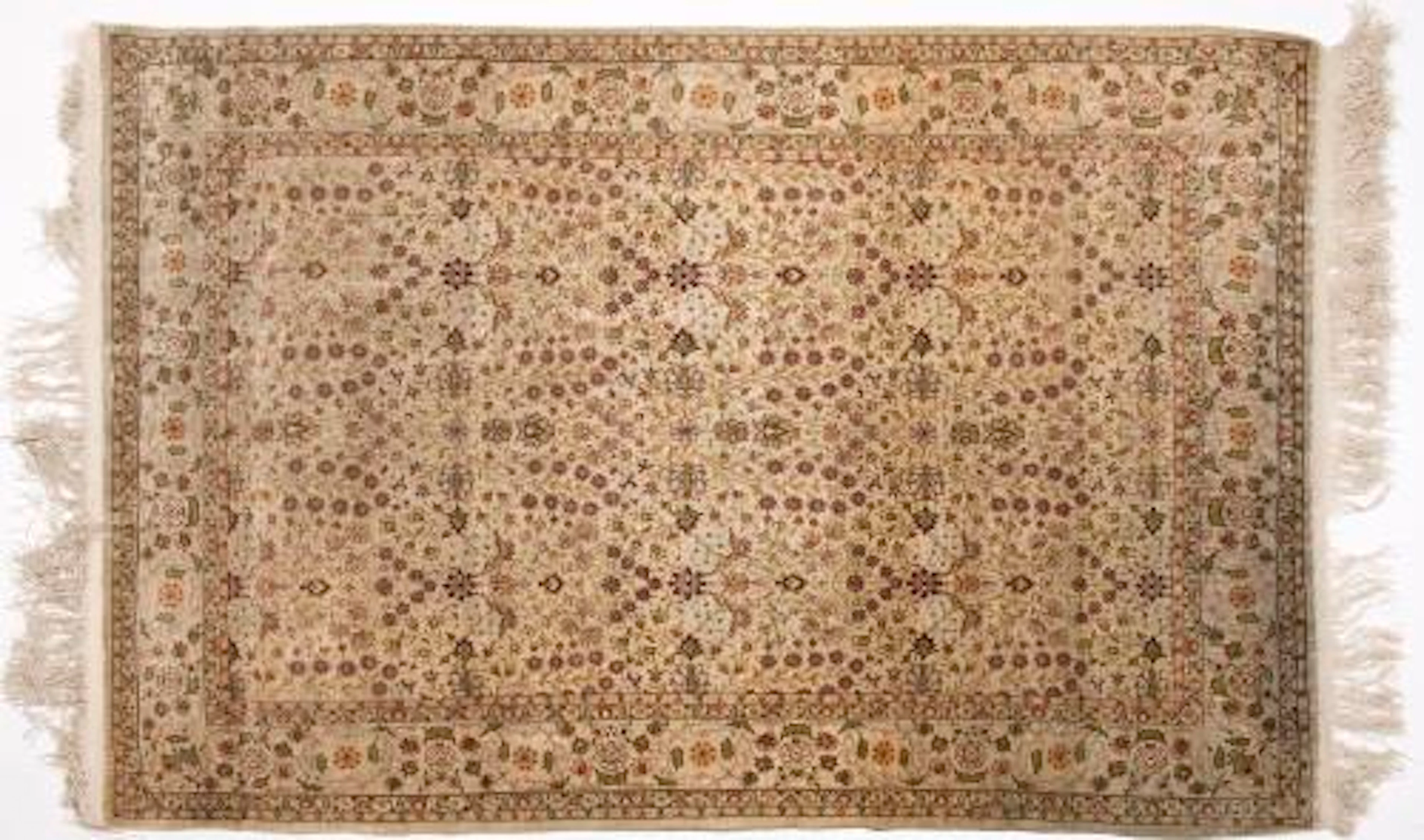 Tapis turc en soie